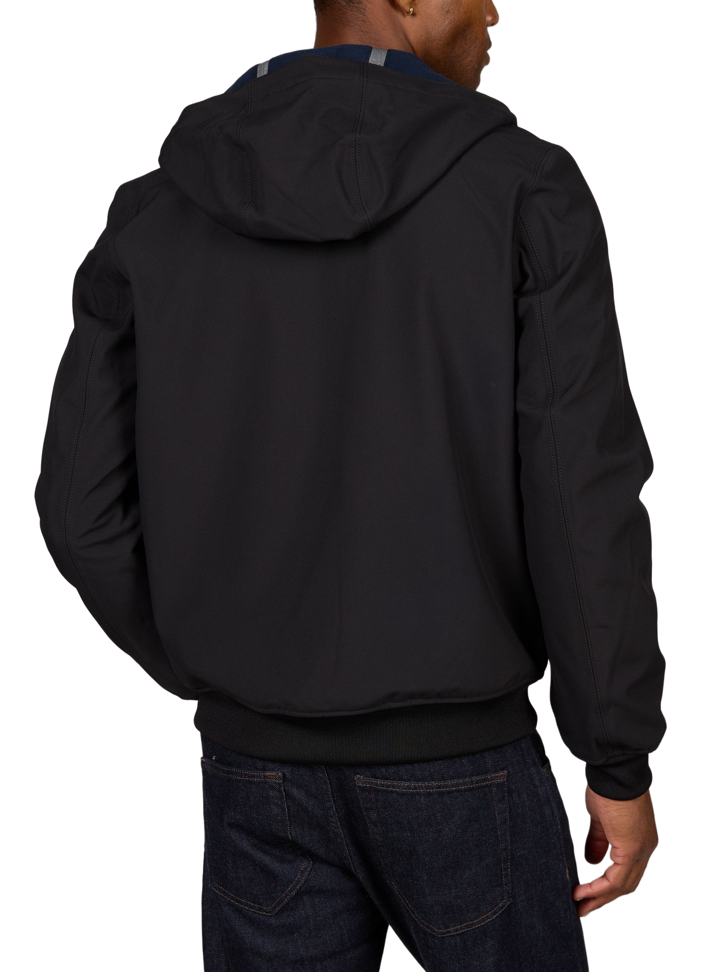 Parka with high collar K-WAY Black