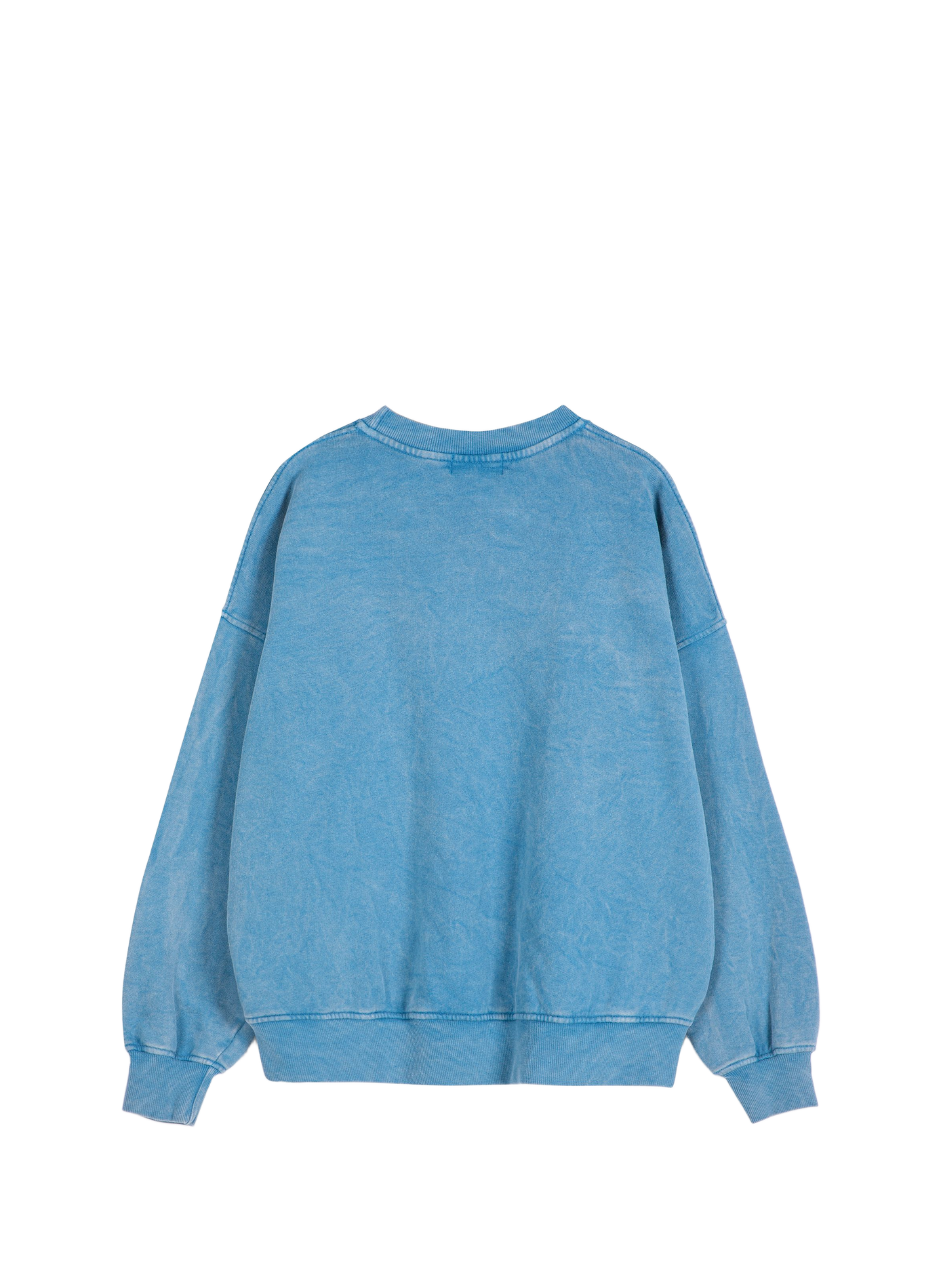 Großer Sweatshirt mit gesticktem Logo aus Baumwolle BOBO CHOSES Blau