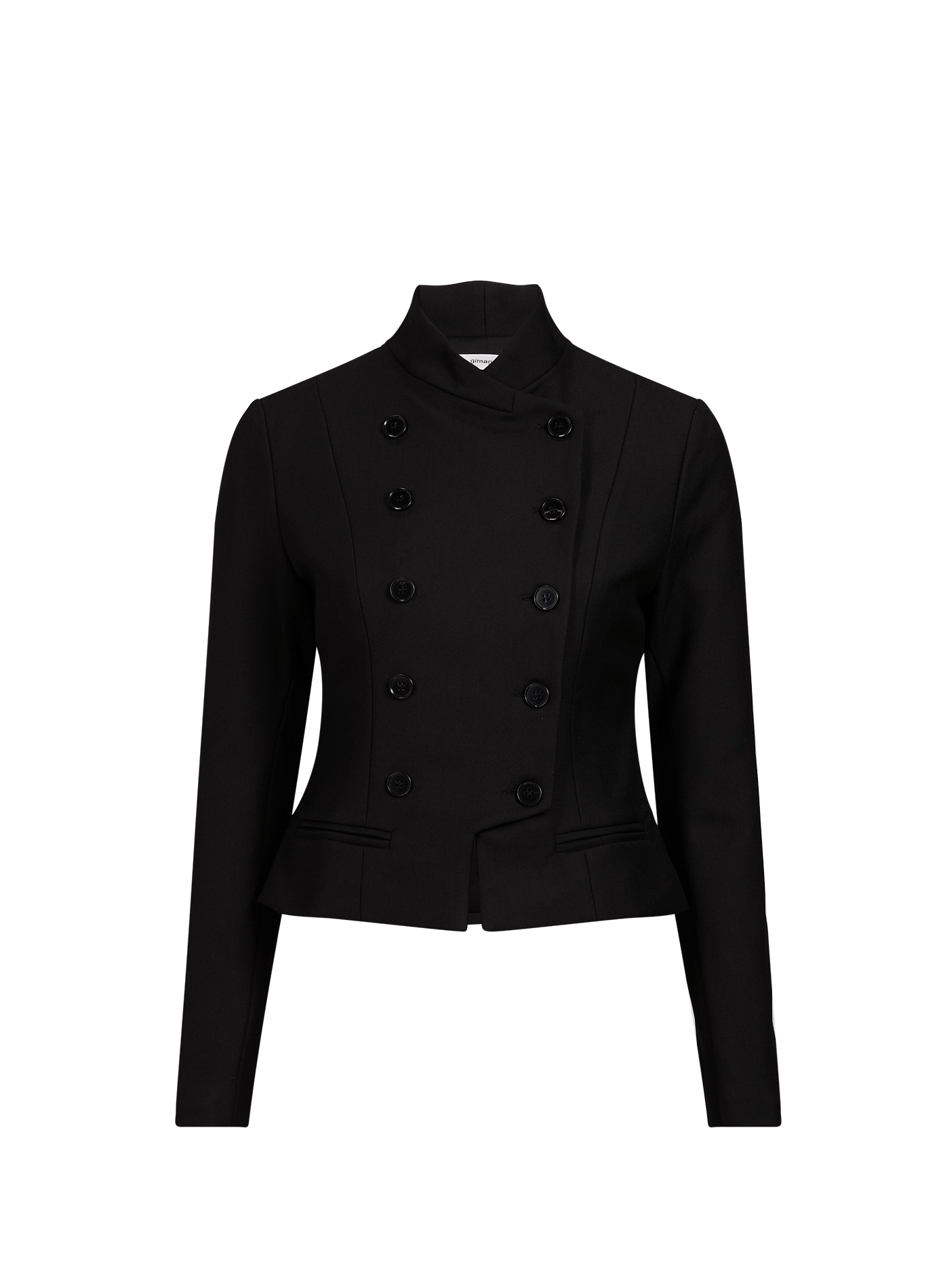 Einfarbiger taillierter Blazer GIMAGUAS Schwarz