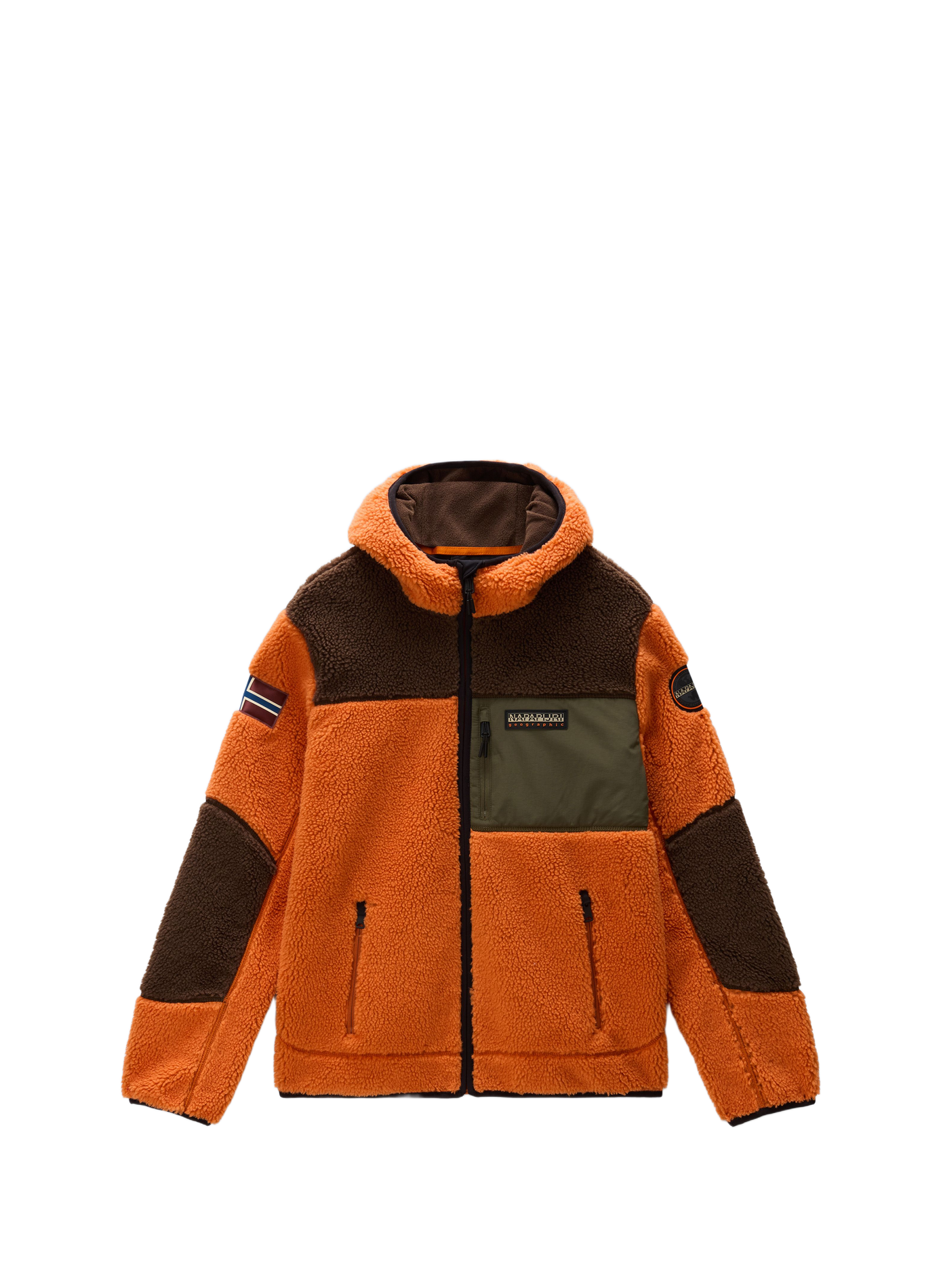 Polaire zippée droite à capuche  NAPAPIJRI Multicolore