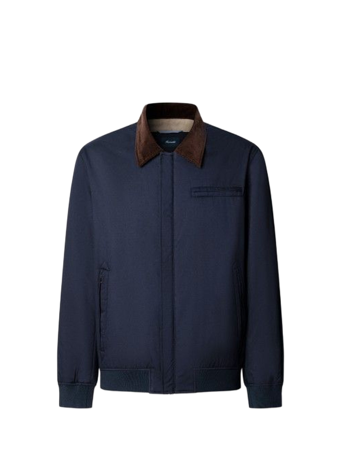 Classic-collar corduroy jacket FACONNABLE Blue