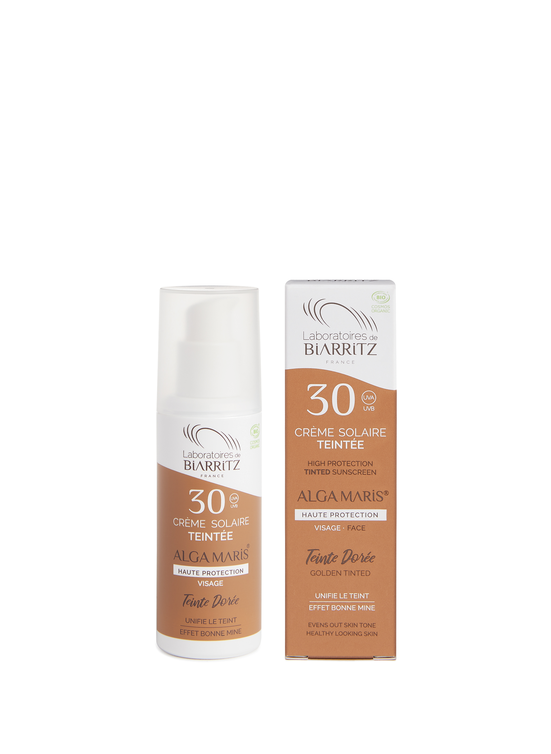 Alga Maris - SPF 30 Tinted Face Sun Cream - Golden LABORATOIRES DE BIARRITZ No color