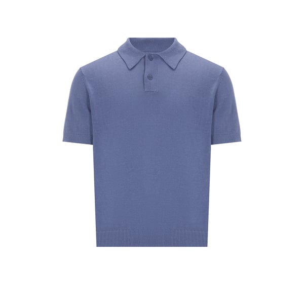 Polo en lin et coton