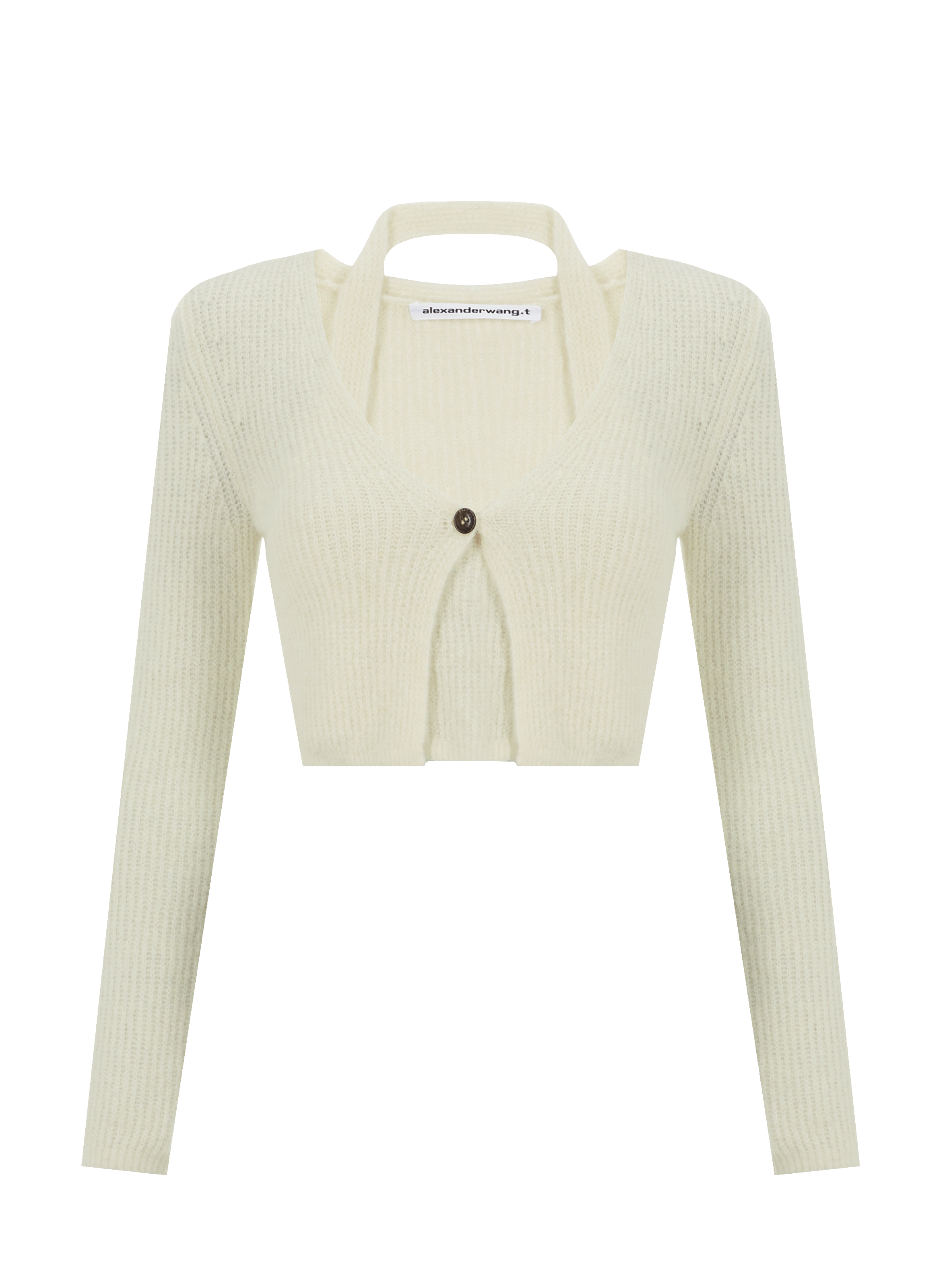 Cardigan col V en laine