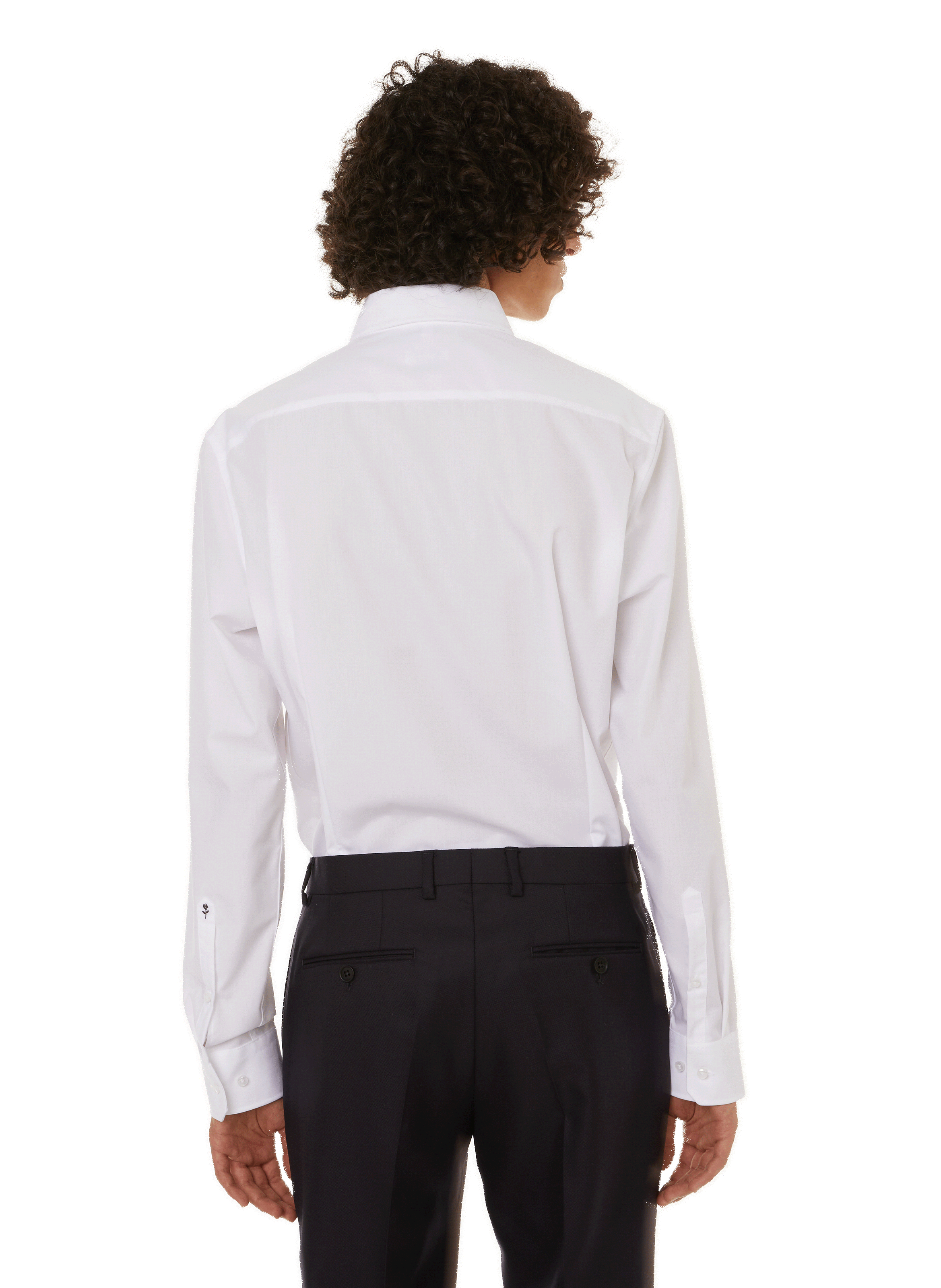 Slim-fit cotton shirt SEIDENSTICKER White