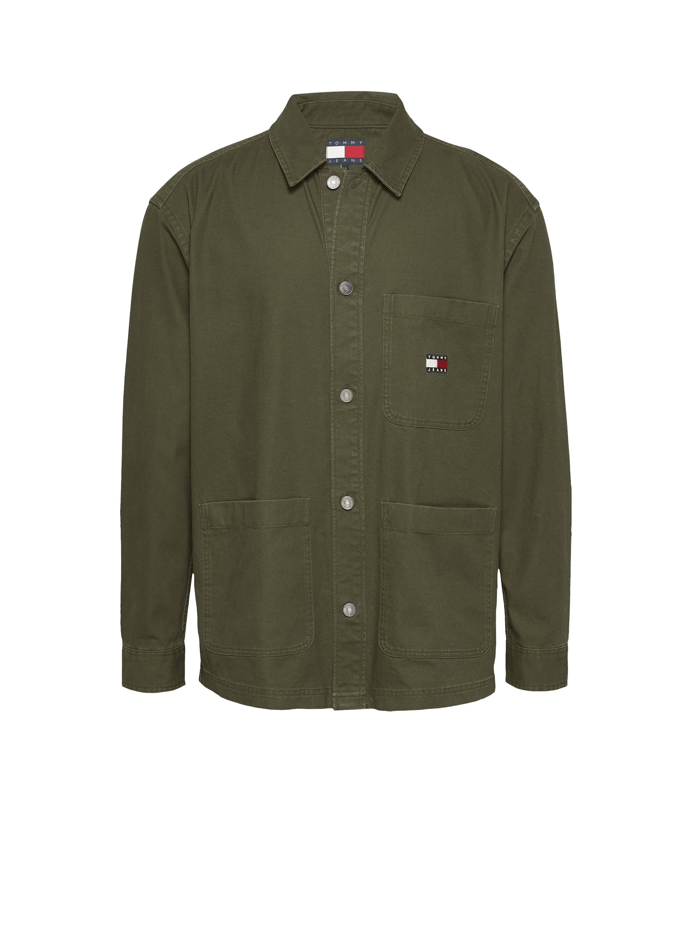 Veste chemise en coton Vert
