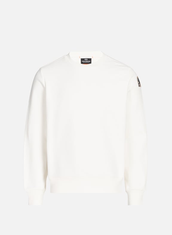 Sweat coutures contrastantes Blanc by PARAJUMPERS PARAJUMPERS Sweat coutures contrastantes Blanc