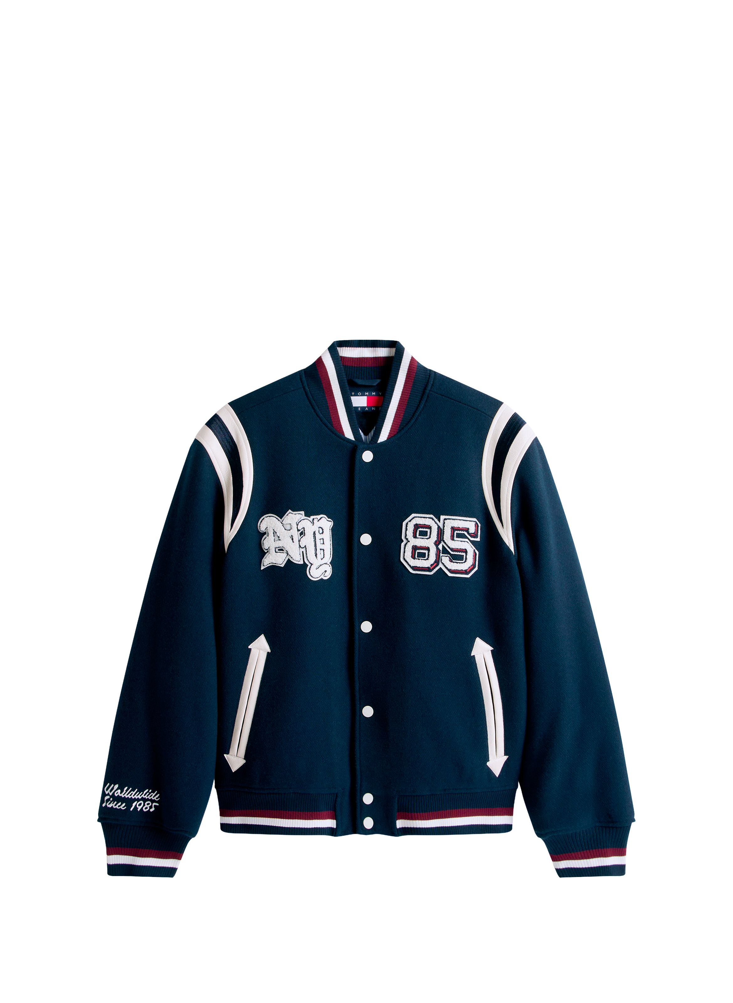 Bomber jacket with logo TOMMY HILFIGER Blue