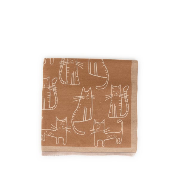 Echarpe Chat jacquard Echarpe Chat jacquard