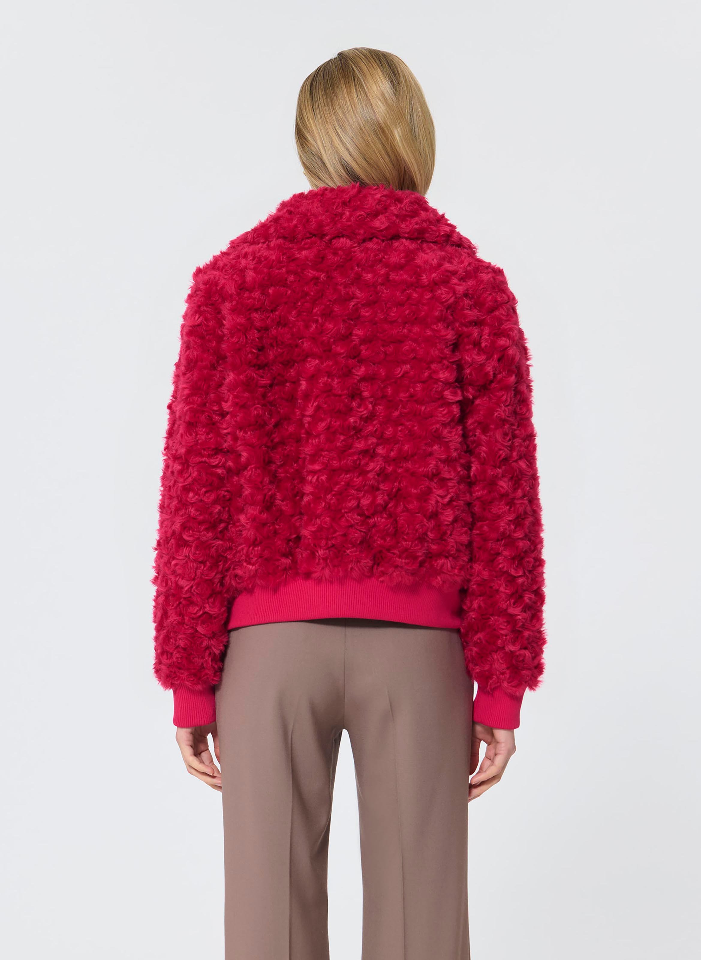 Fausse fourrure bianca TARA JARMON Rose