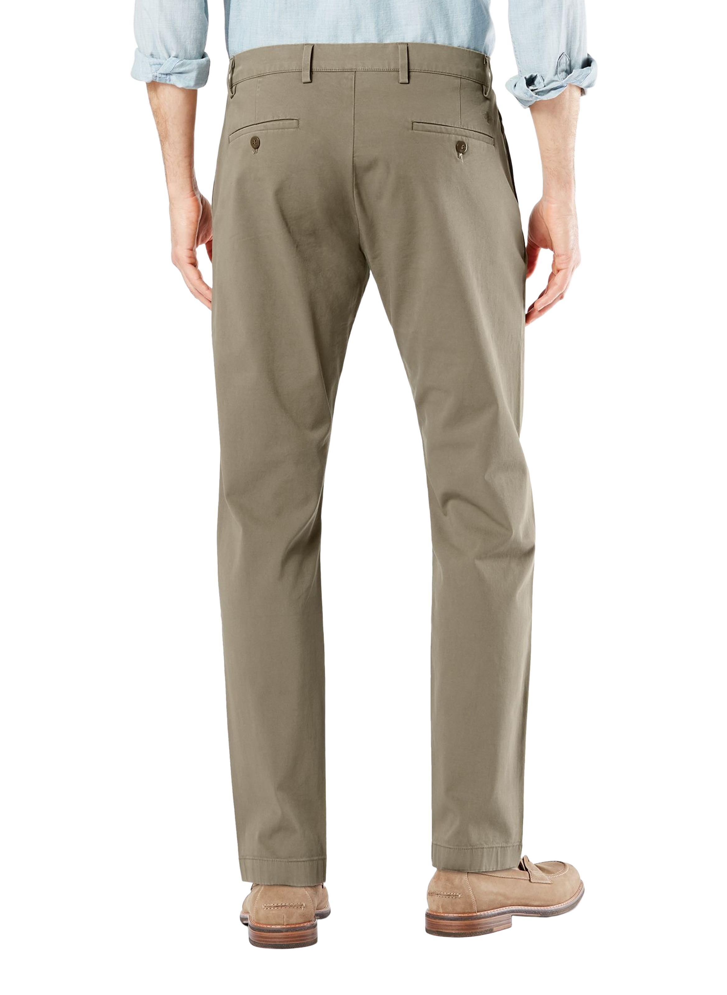 Pantalon chino slim en coton DOCKERS Kaki