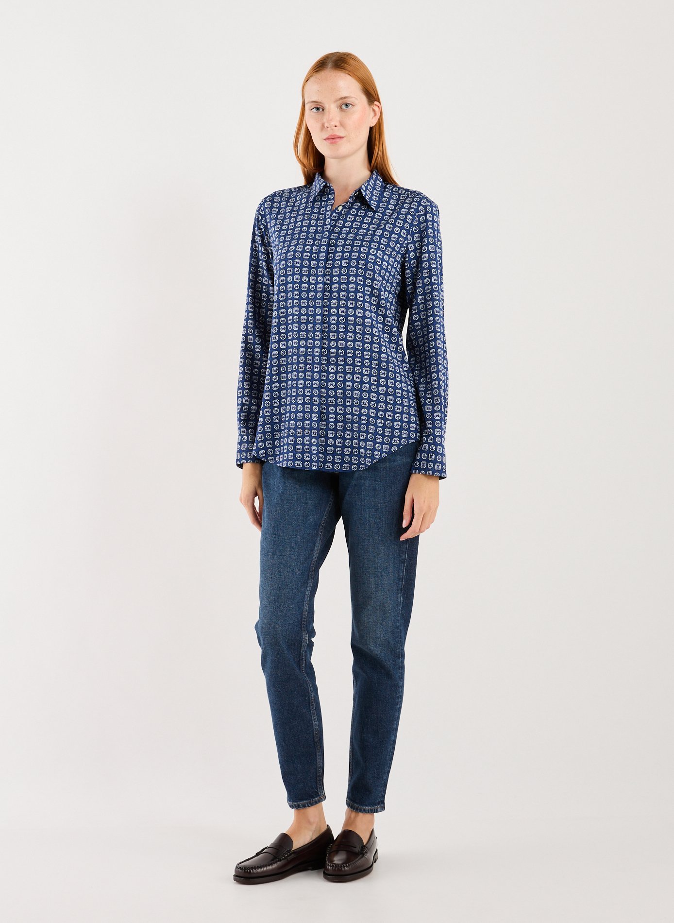 Printed shirt LAUREN Blue