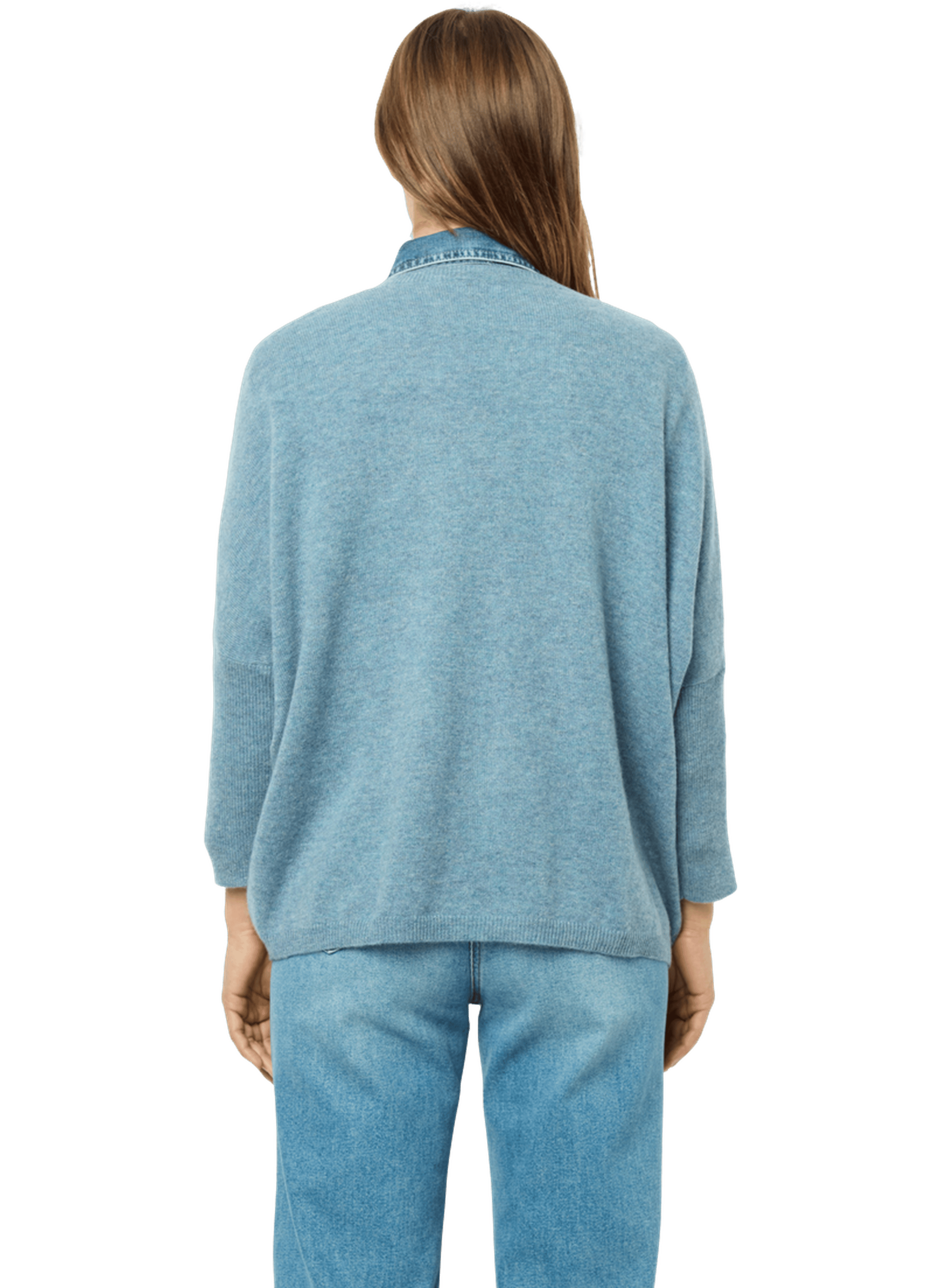 Pull oversize en cachemire - jourdan GERARD DAREL Bleu