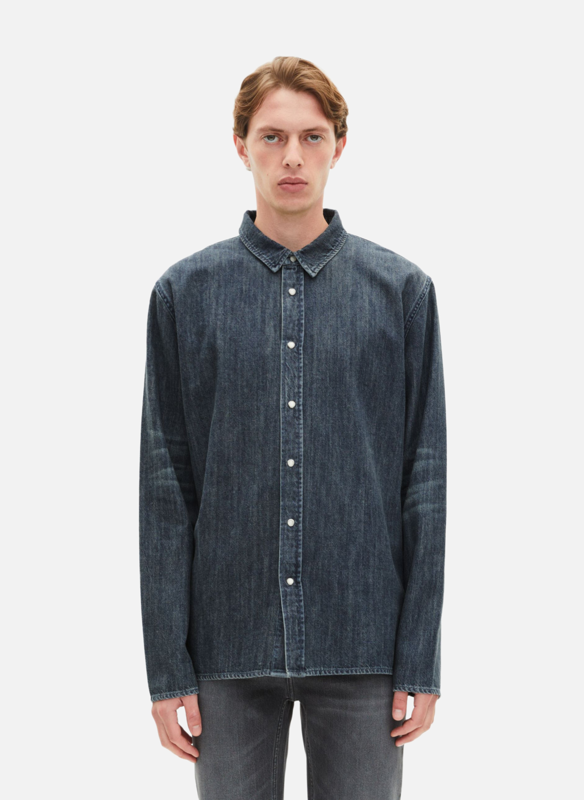 Chemise en denim THE KOOPLES Bleu