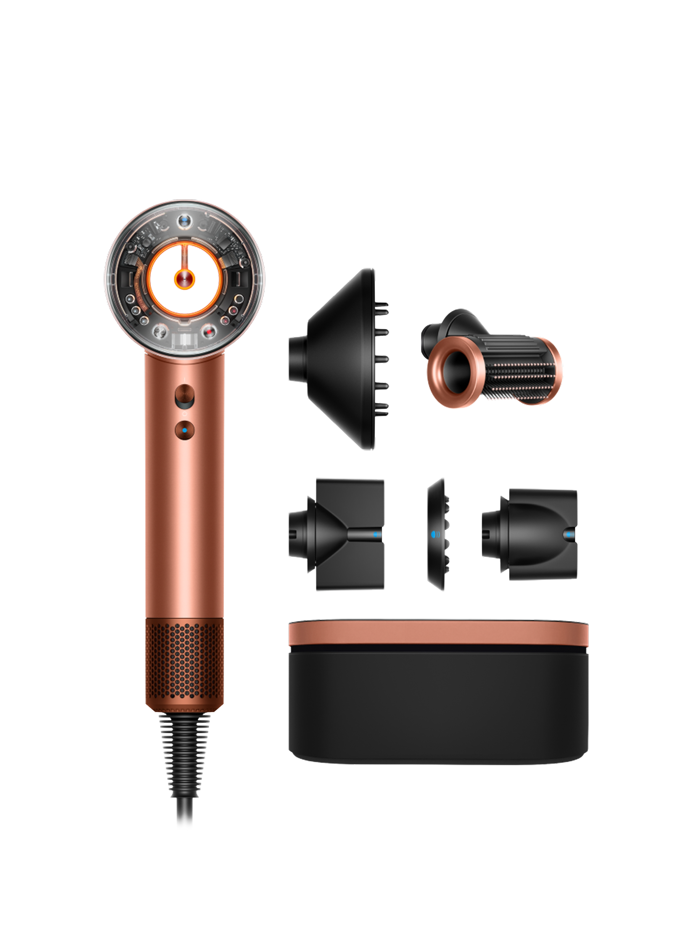 DYSON Dyson Supersonic Nural, Cheveux raides à condulés edition limitée Soie/Ambrée No color