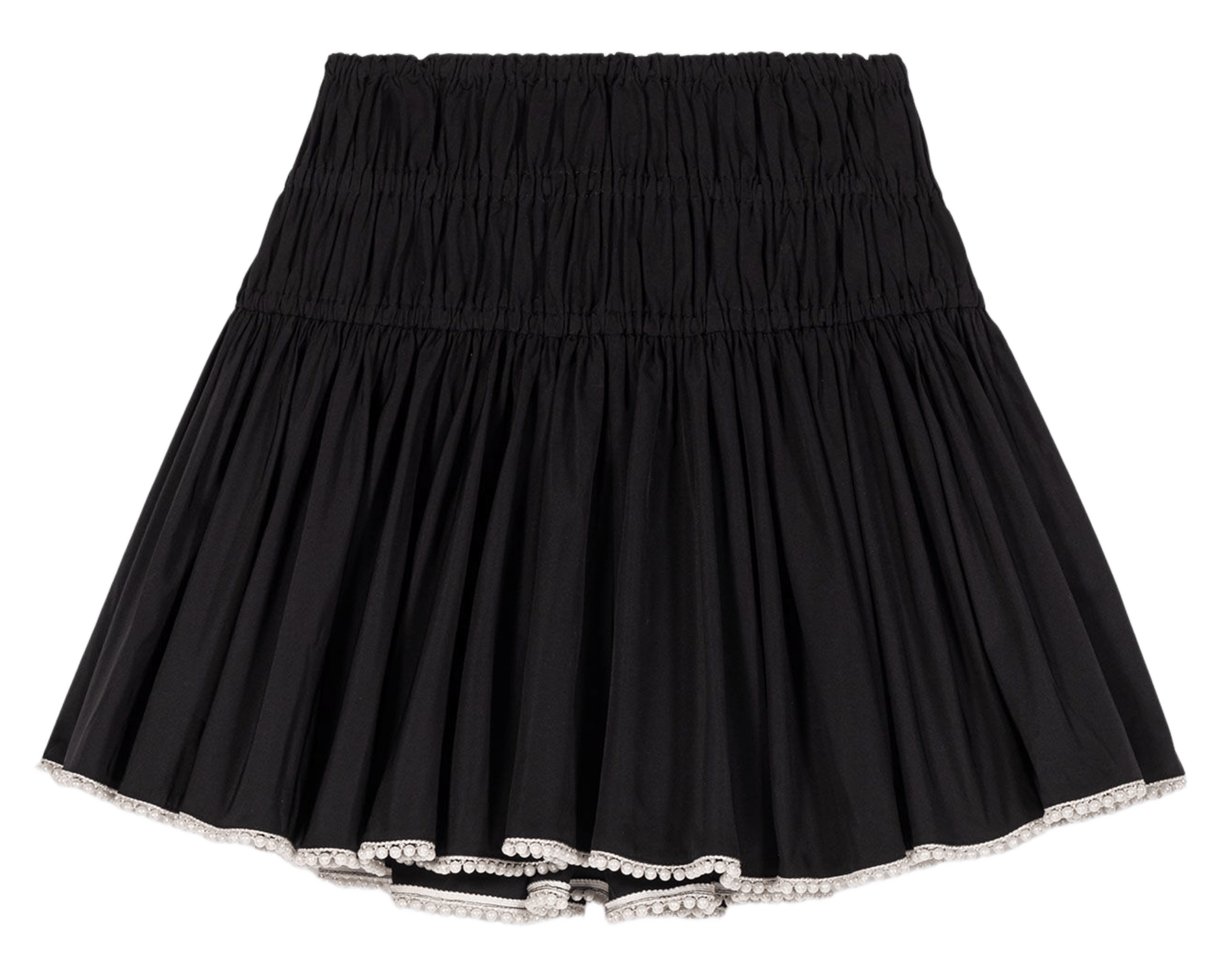 Jupe courte évasée MAJE Noir