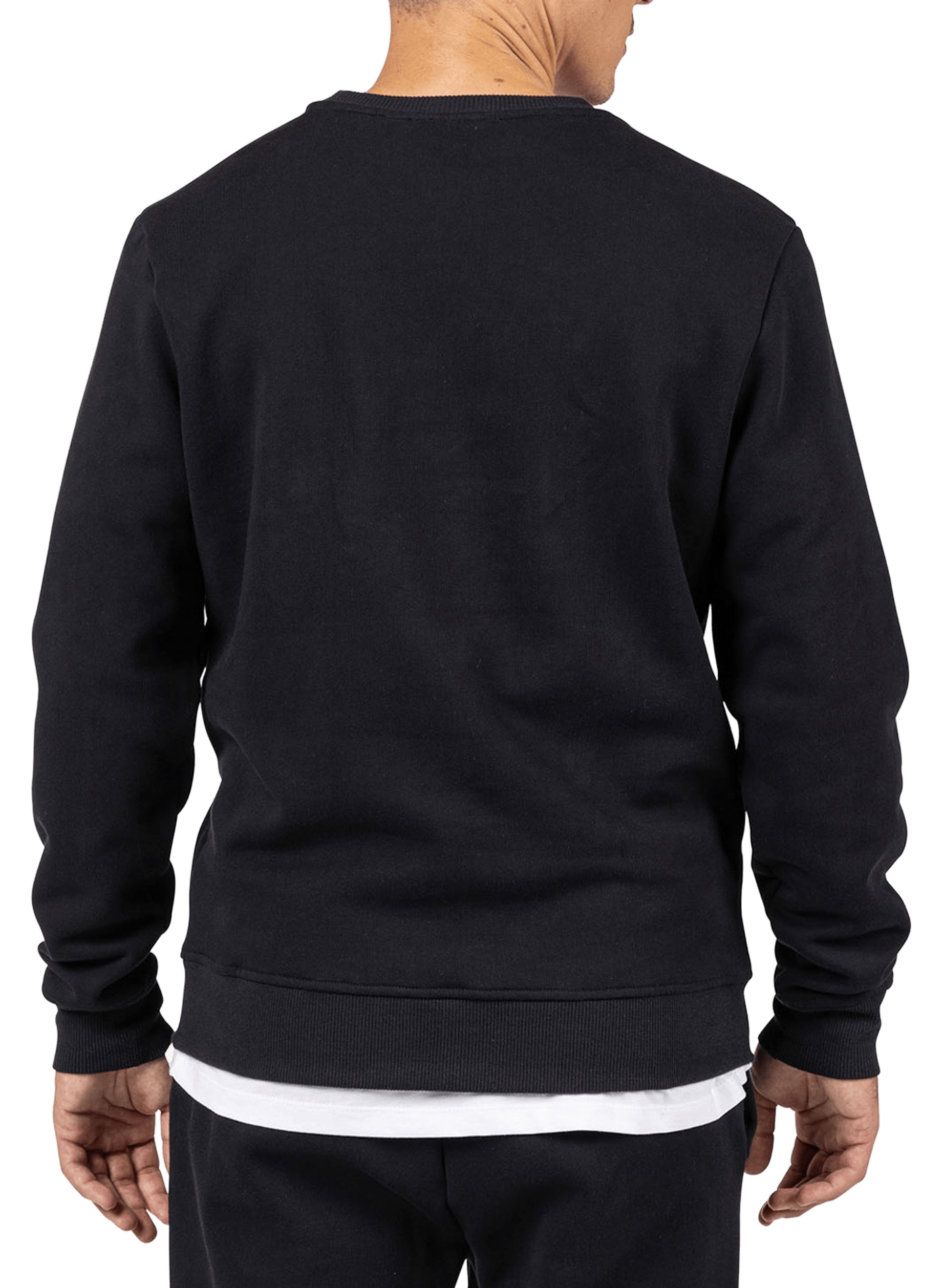 Sweat à col rond en coton mélangé ROSSIGNOL Noir