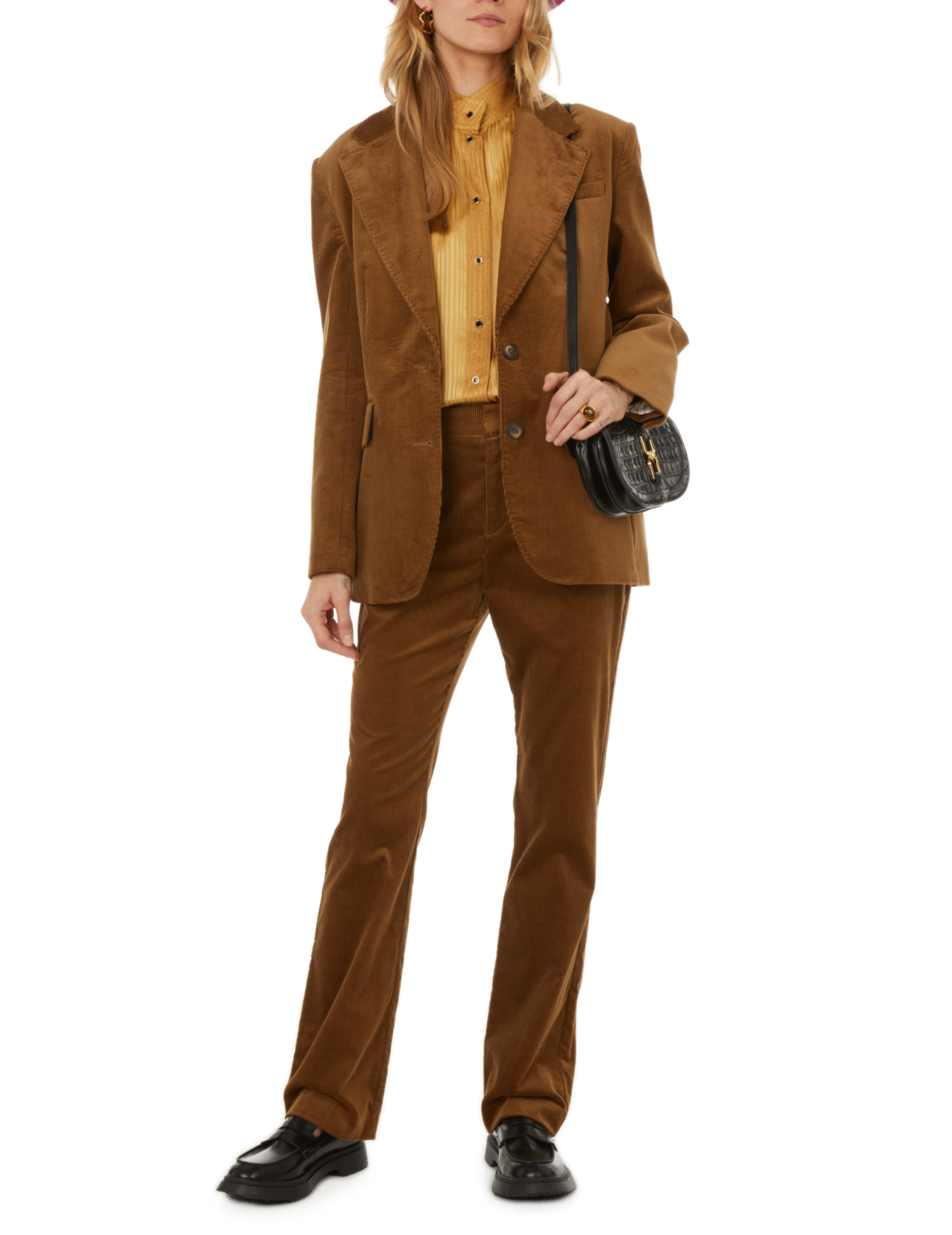 Pantalon Rivoli MAISON SARAH LAVOINE Marron