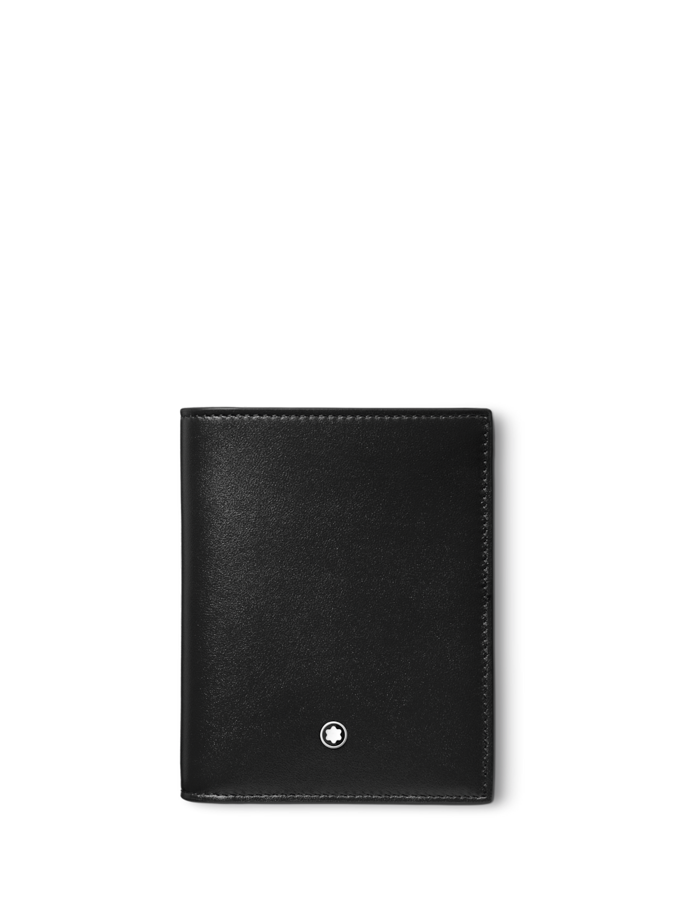 Compact leather wallet MONTBLANC Black