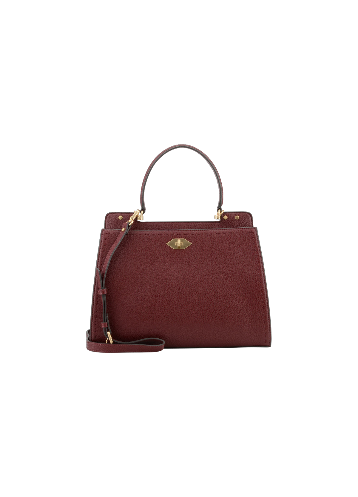 Trianon | sac porté main gm POURCHET Rouge