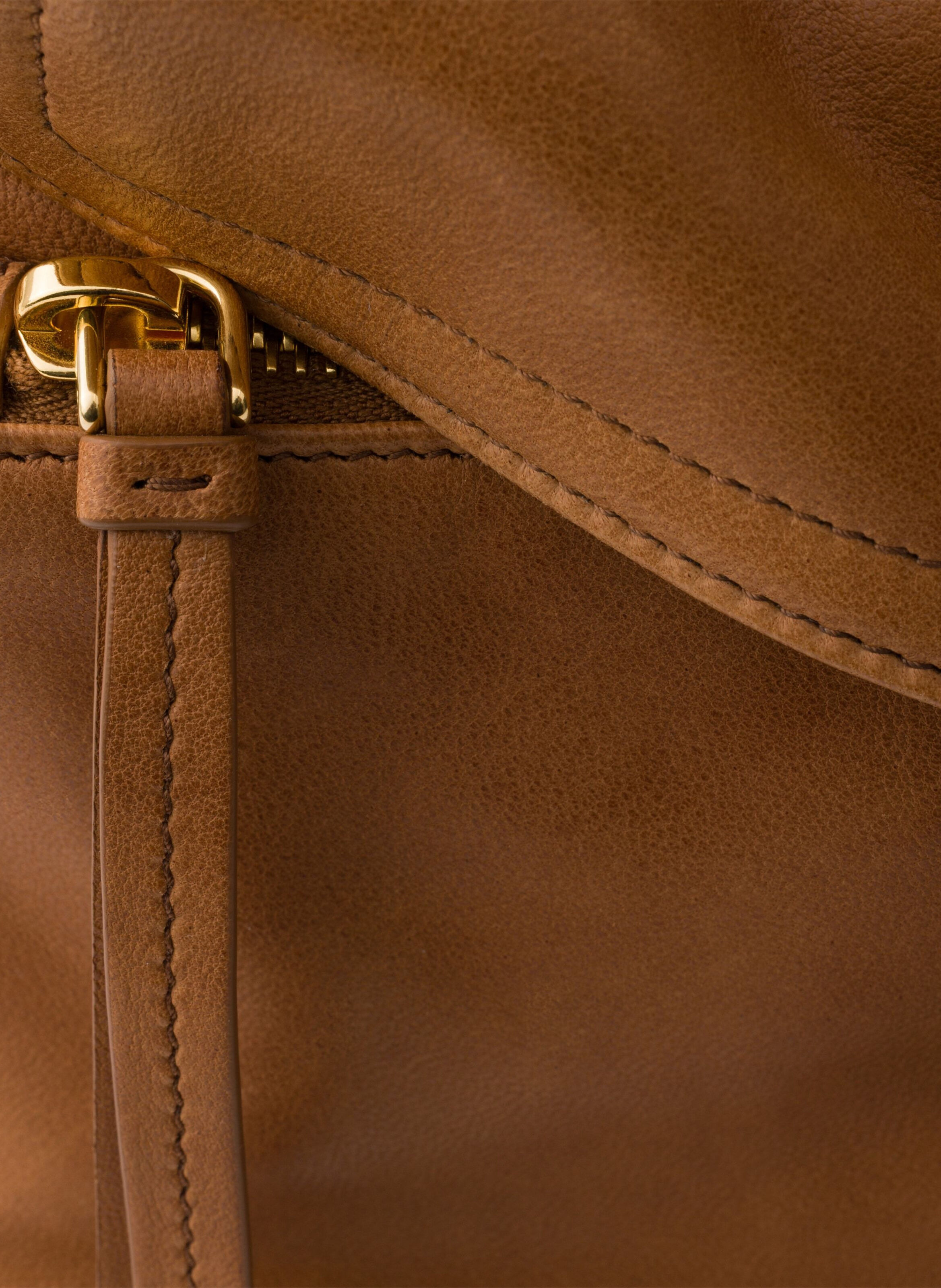 Sac porté épaule prada explore en cuir nappa PRADA Marron