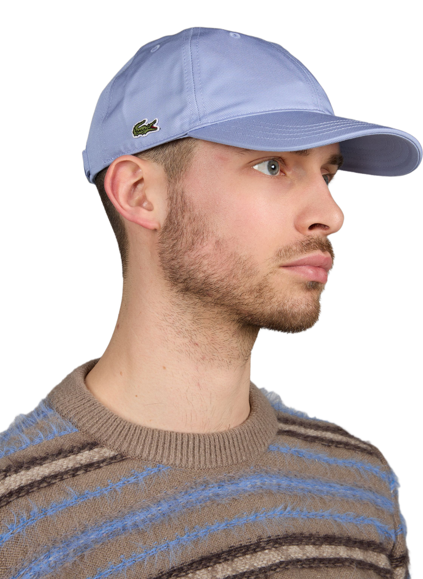 Cotton cap LACOSTE Blue