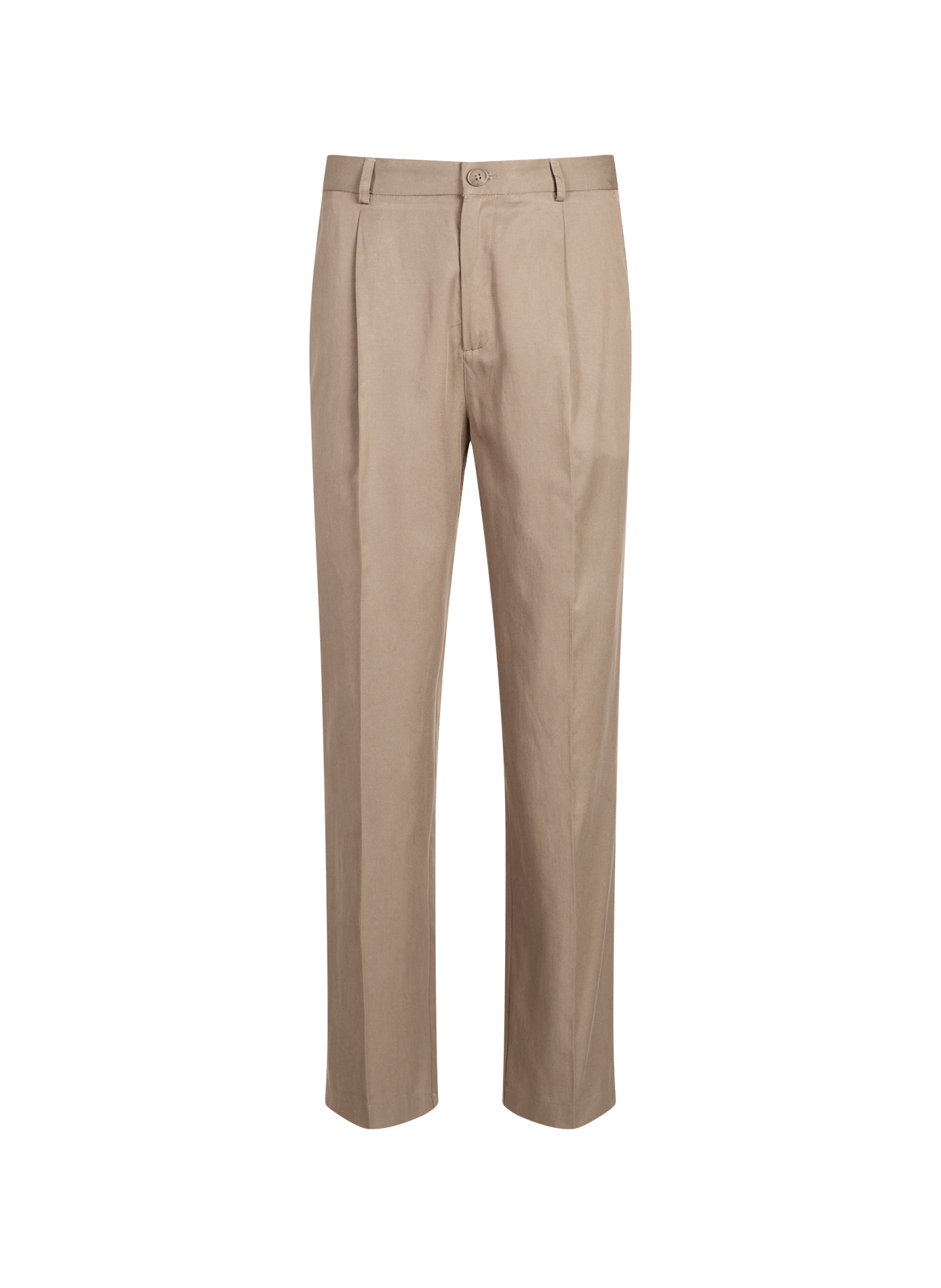 Pantalon cigarette Reece en lyocell et coton LES DEUX Marron