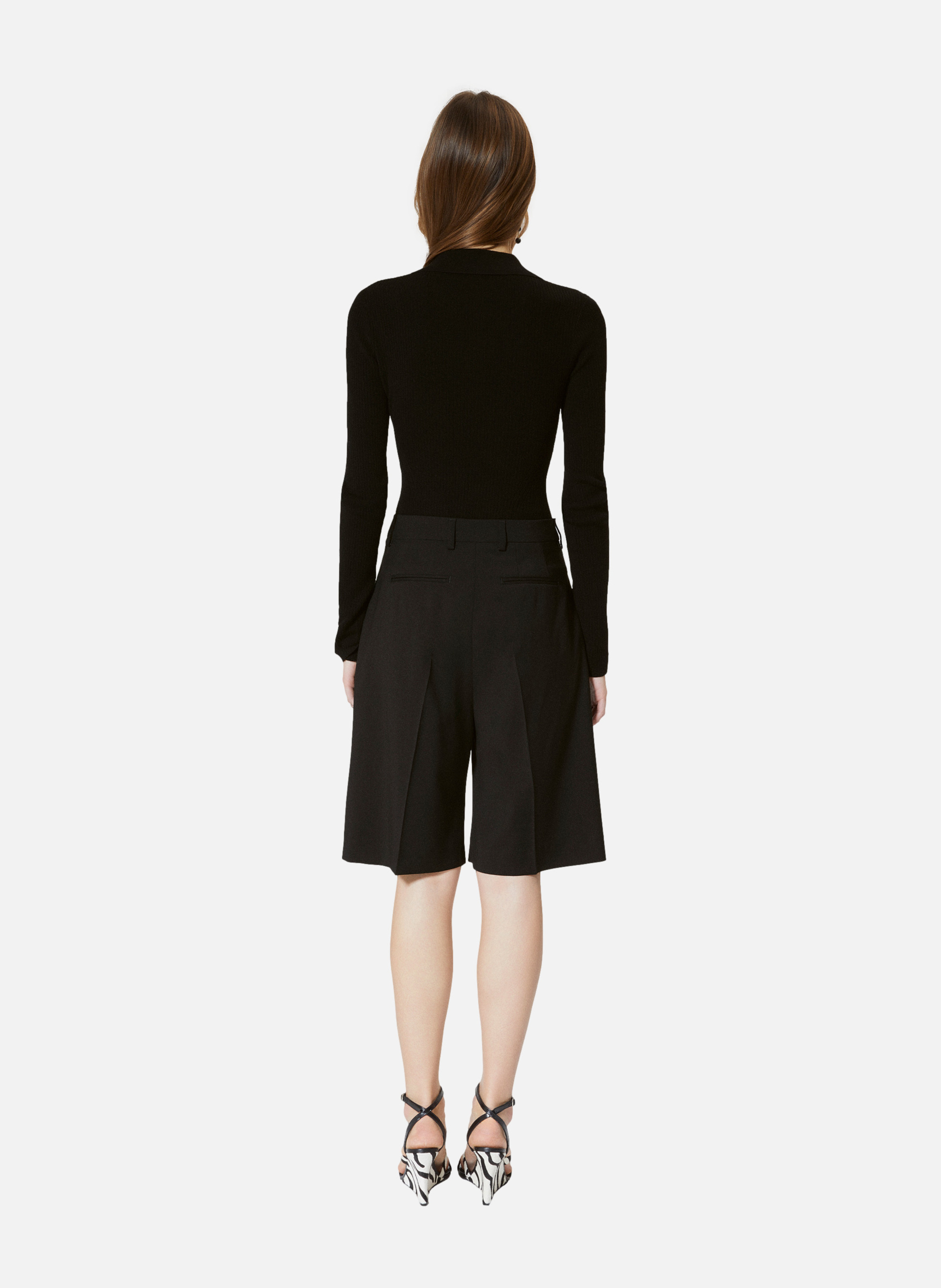 Bermuda en laine THE KOOPLES Noir