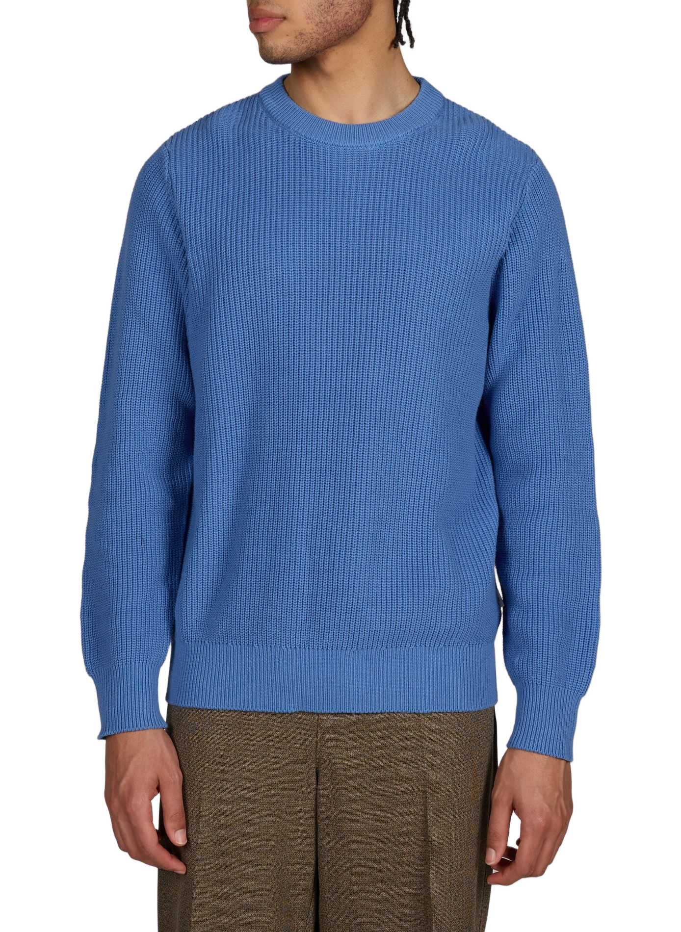 Cotton jumper LES DEUX Blue