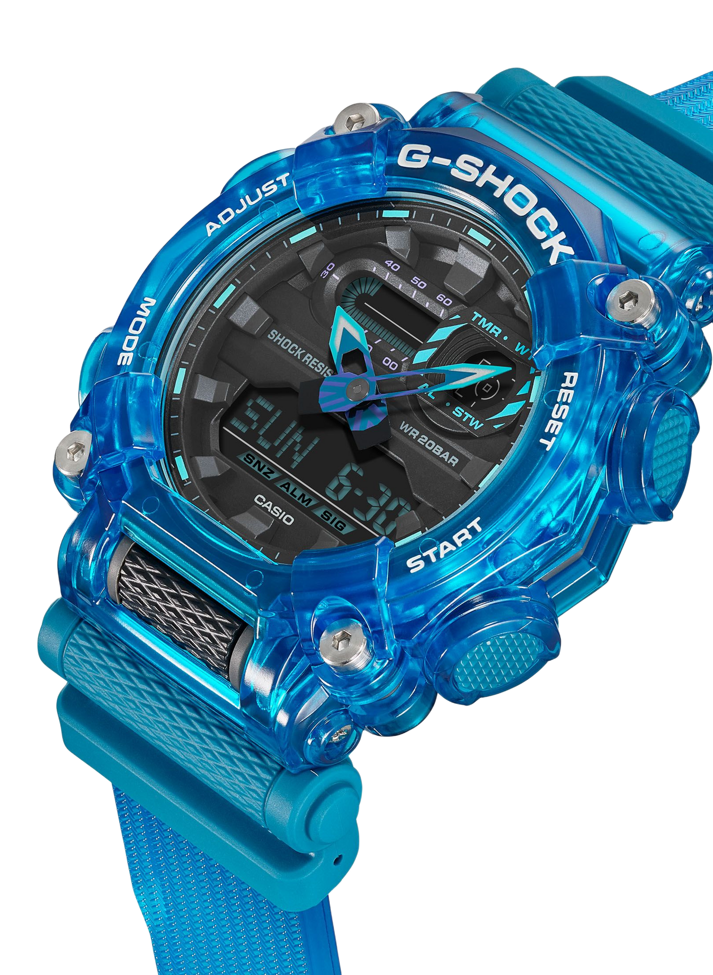 Montre analogique-numérique Sound Wave CASIO Noir