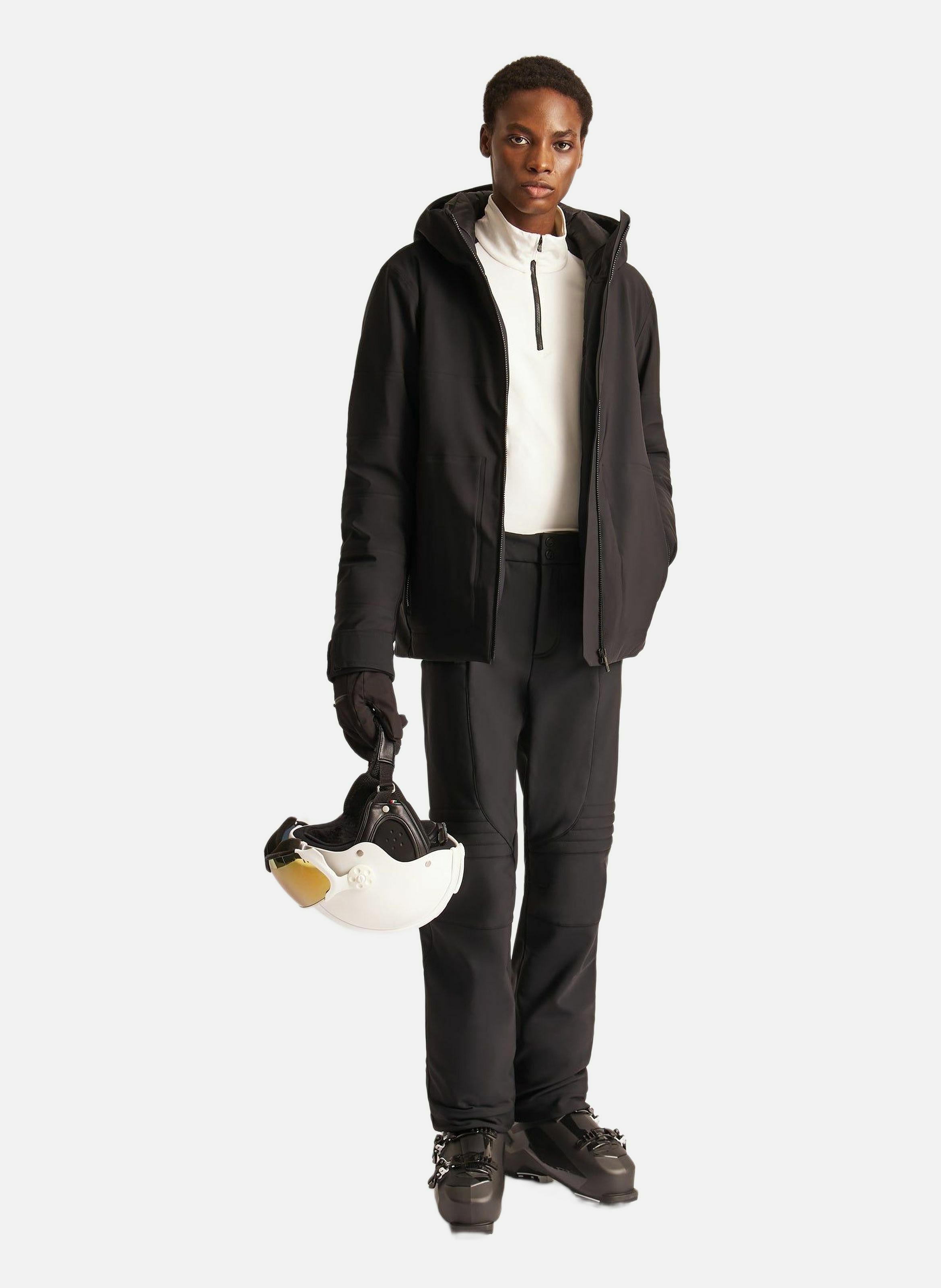 Veste de ski yohan col montant coupe regular FUSALP Noir