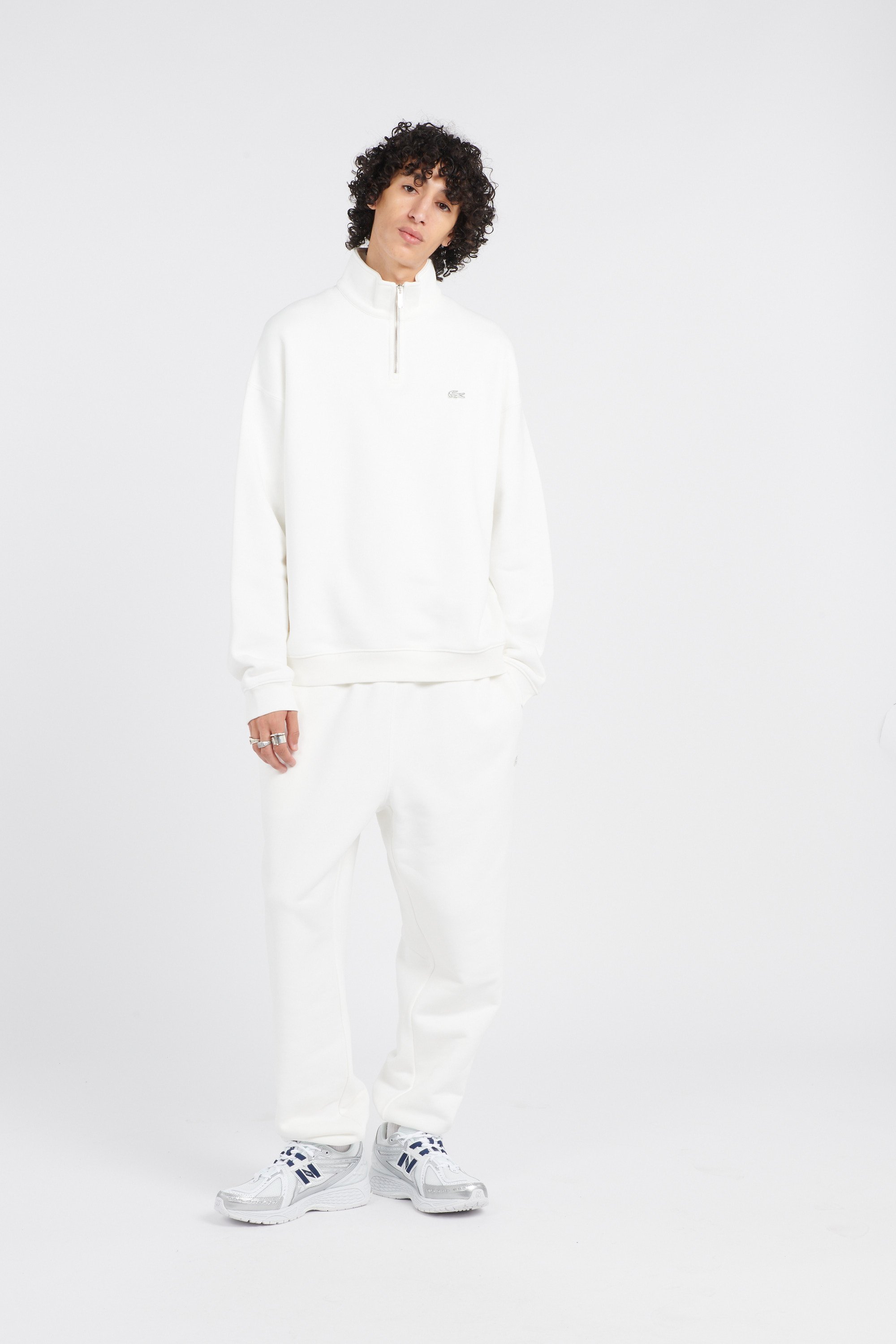 Sweatshirt LACOSTE Blanc