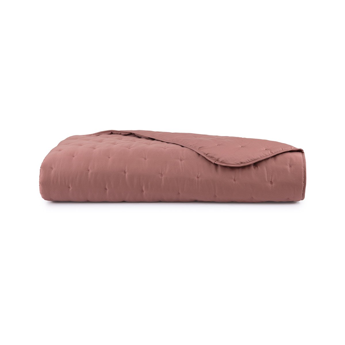 Chemin de lit en satin, triomphe MarronYVES DELORME