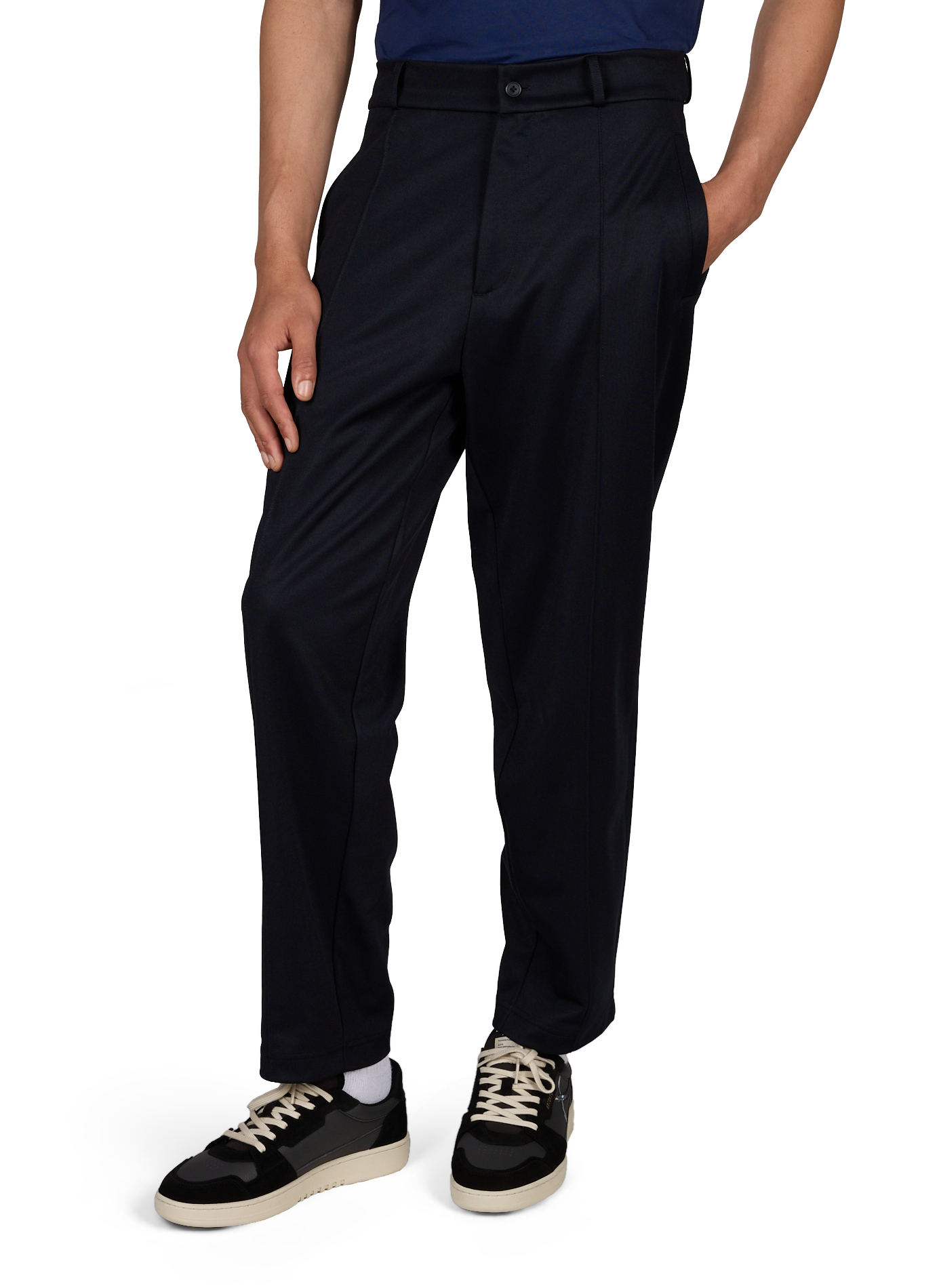 Regular geplooide joggingbroek van katoen FRED PERRY Blauw