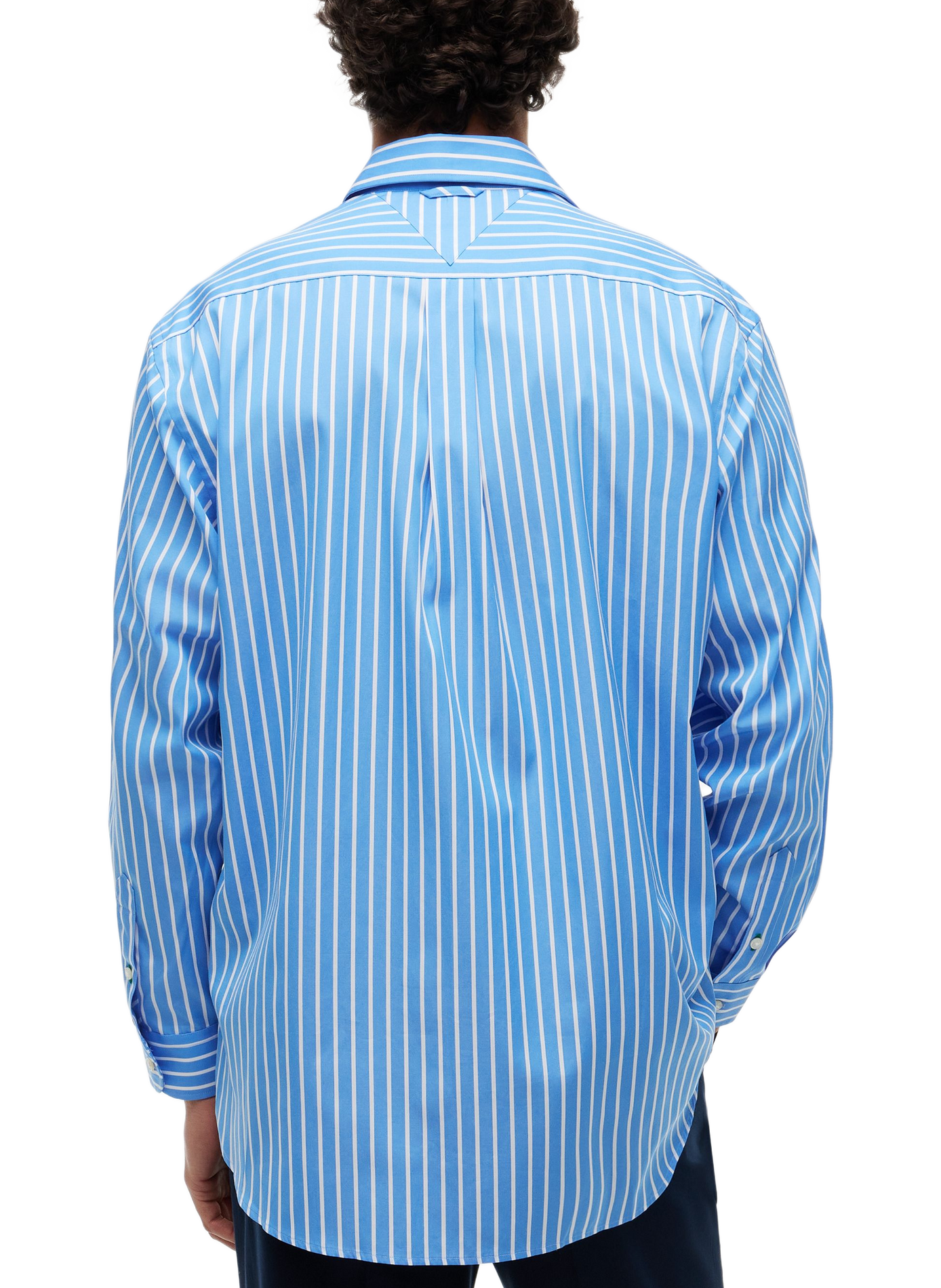Gestreept overhemd TOMMY HILFIGER Blauw