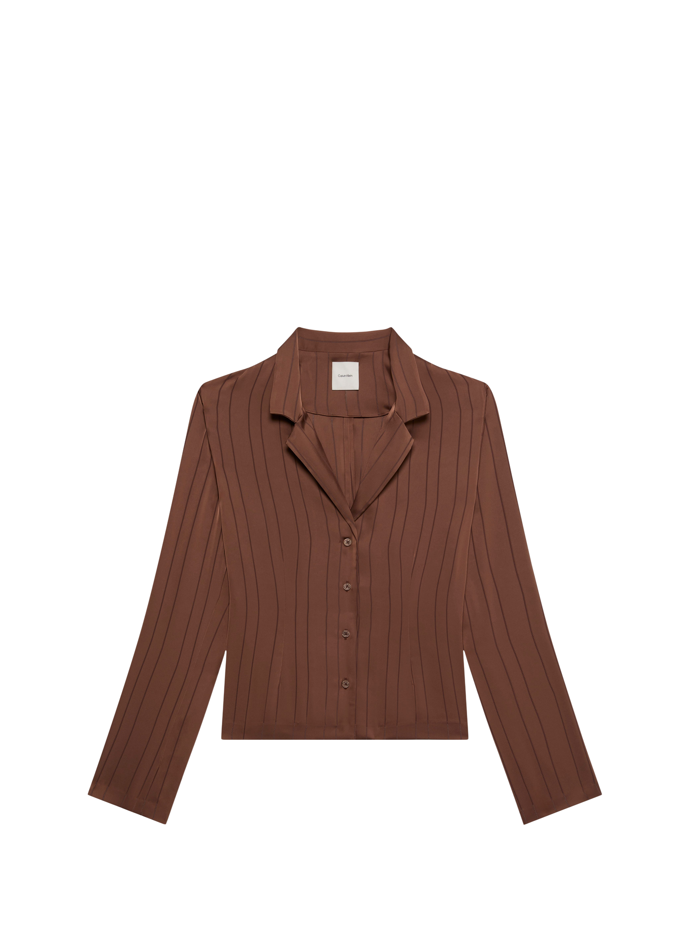 Bedrucktes Hemd CALVIN KLEIN Braun