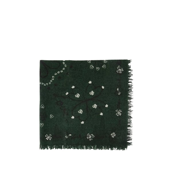 Foulard imprimé à franges en cachemire Foulard imprimé à franges en cachemire