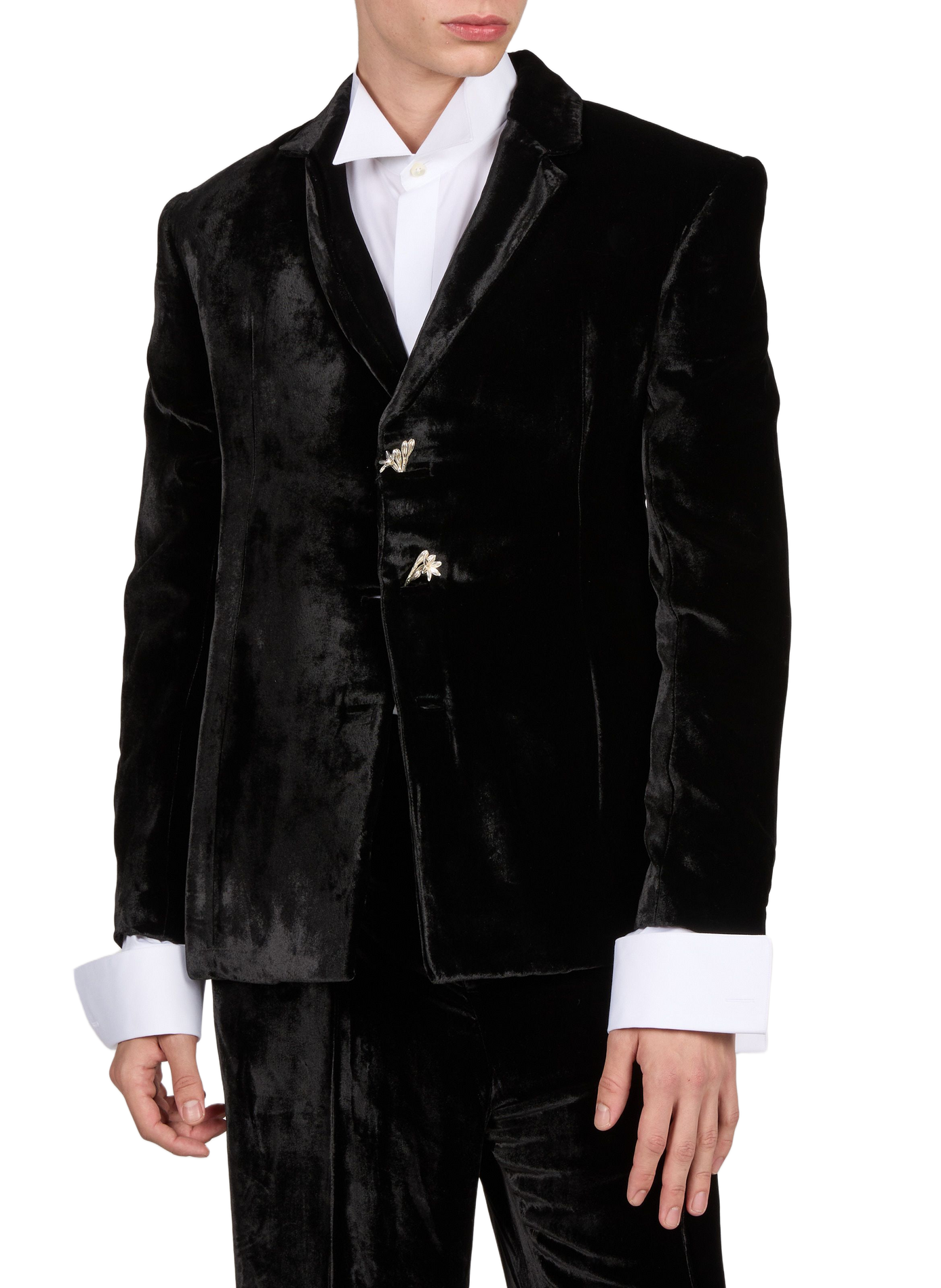 Tailored silk Nardo blazer CAMPILLO Black