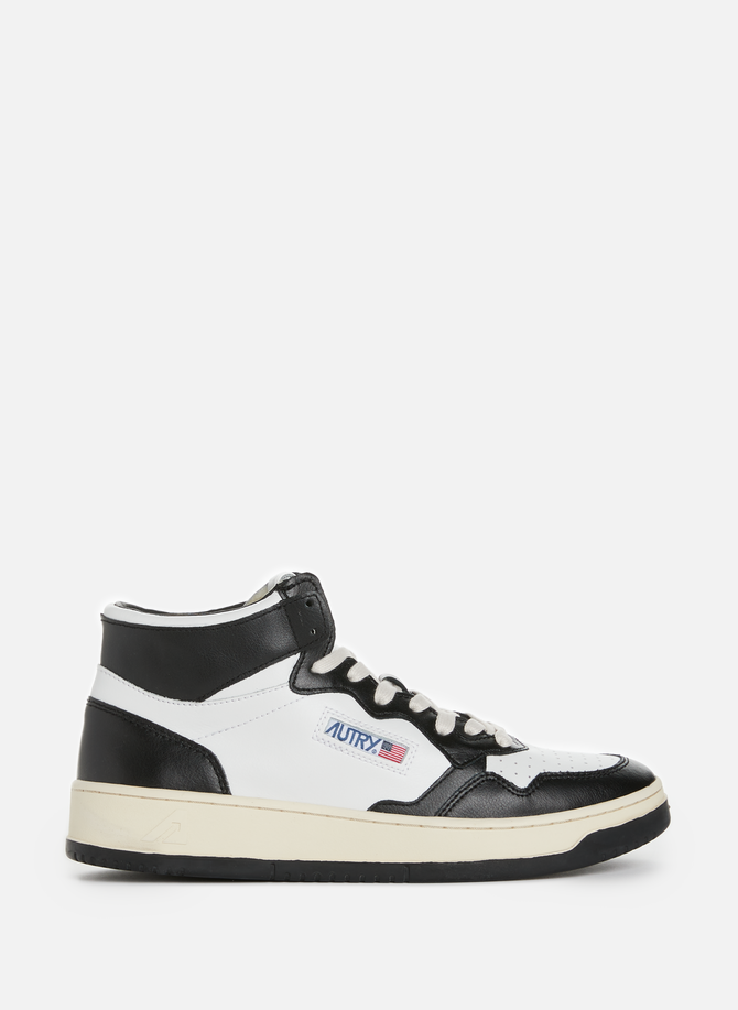 Leather high-top sneakers AUTRY