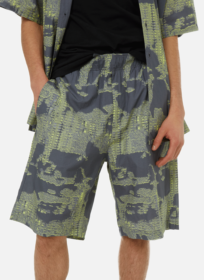 Printed cotton shorts DIESEL