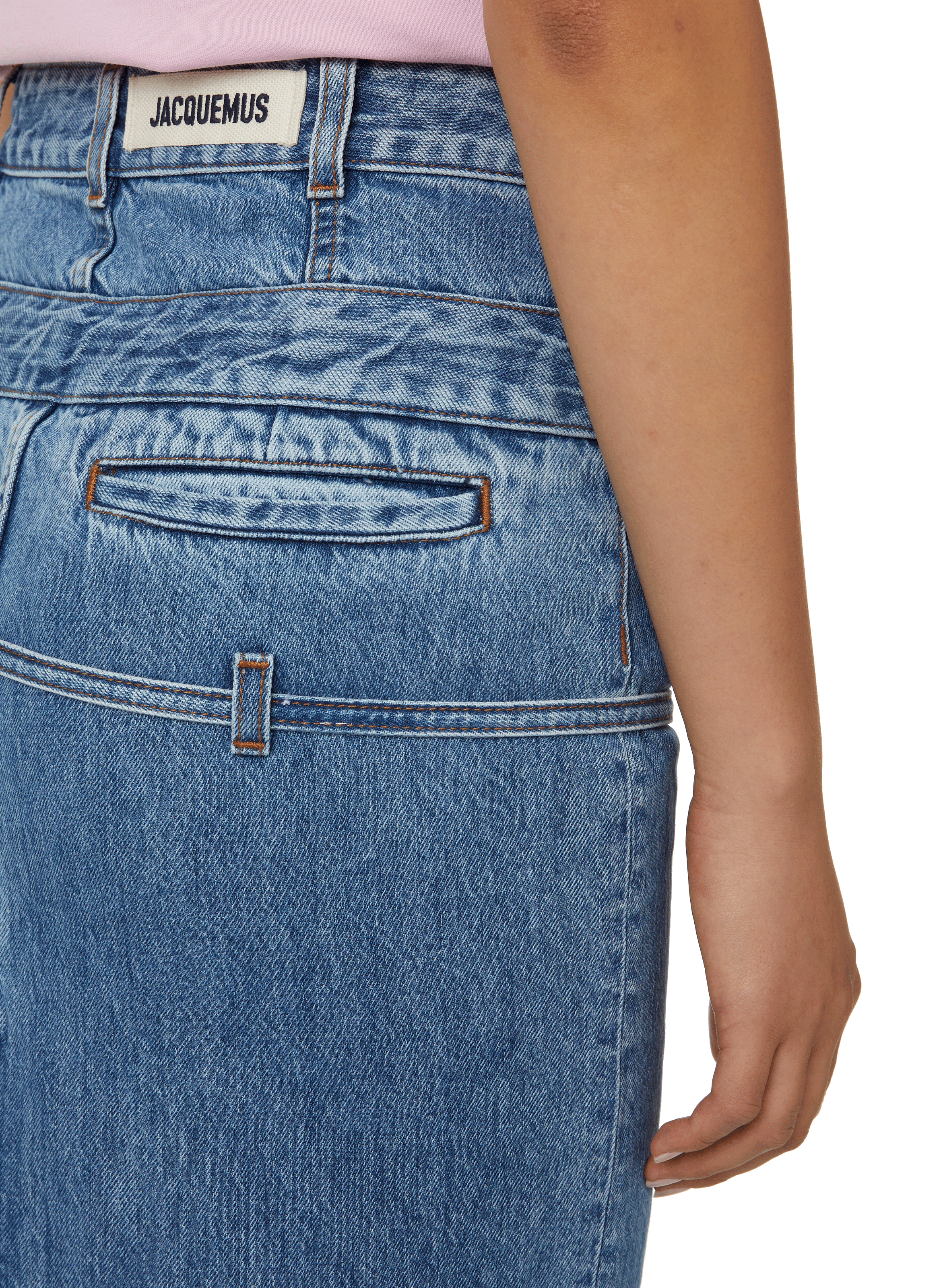 La Jupe de Nîmes Criollo JACQUEMUS Bleu