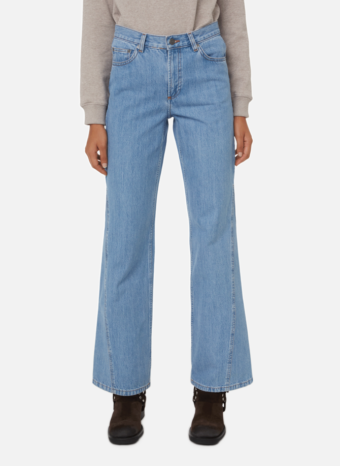 Jeans with side panels APC