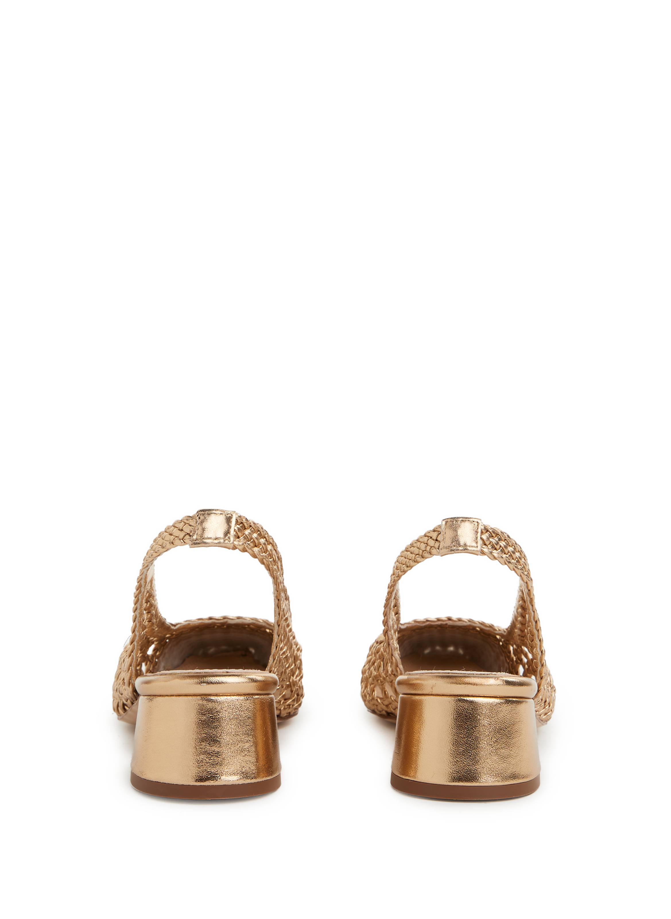 Slingback Nova Tarragona en cuir Doré
