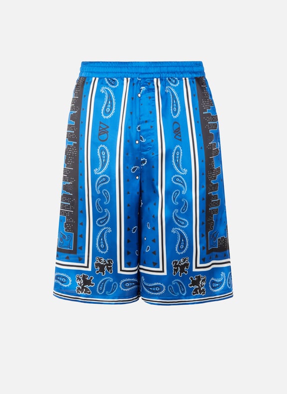 Short imprimé Bleu by OFF-WHITE OFF-WHITE Short imprimé Bleu