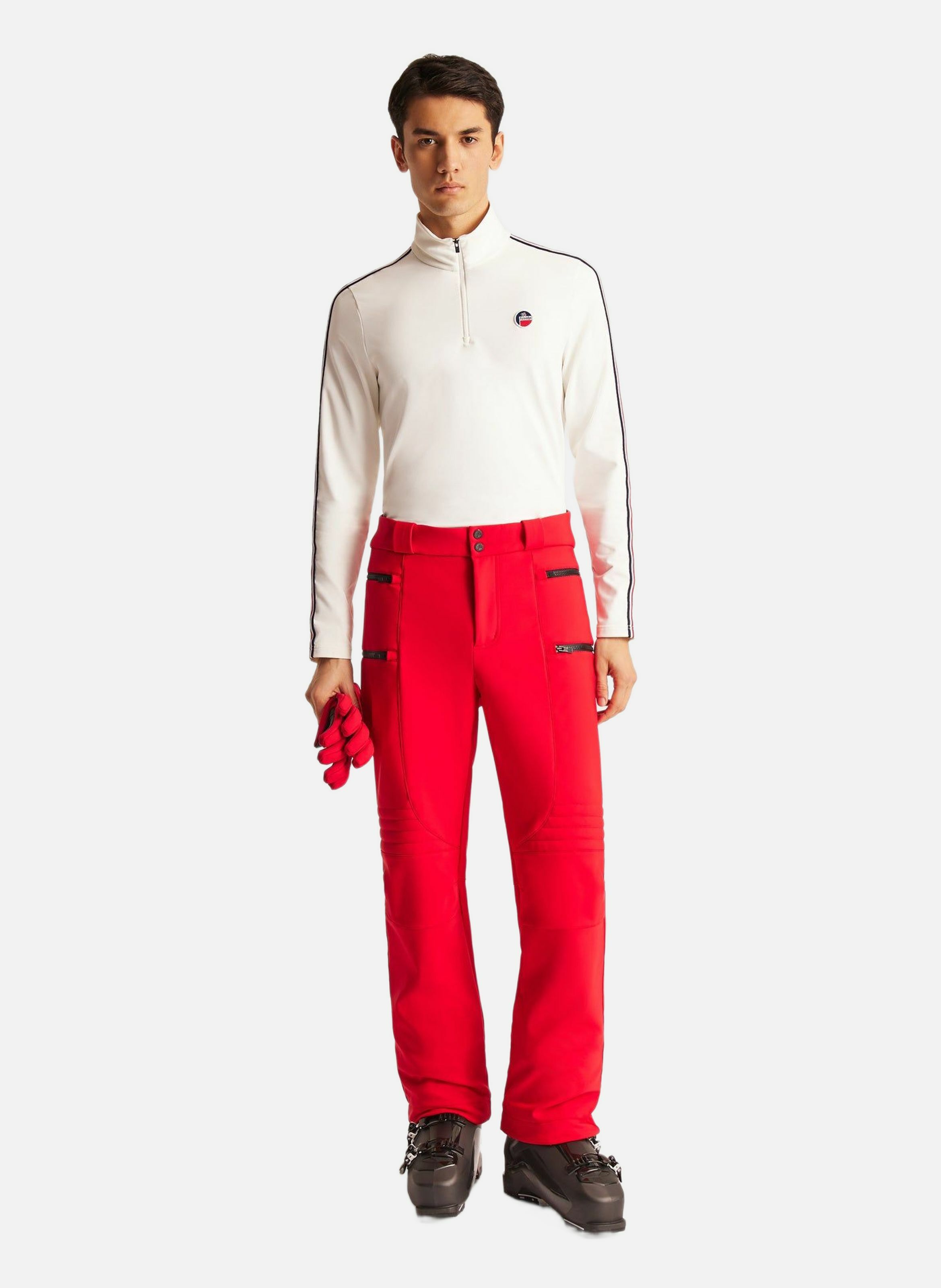 Sous pull mario col montant coupe regular  Neige