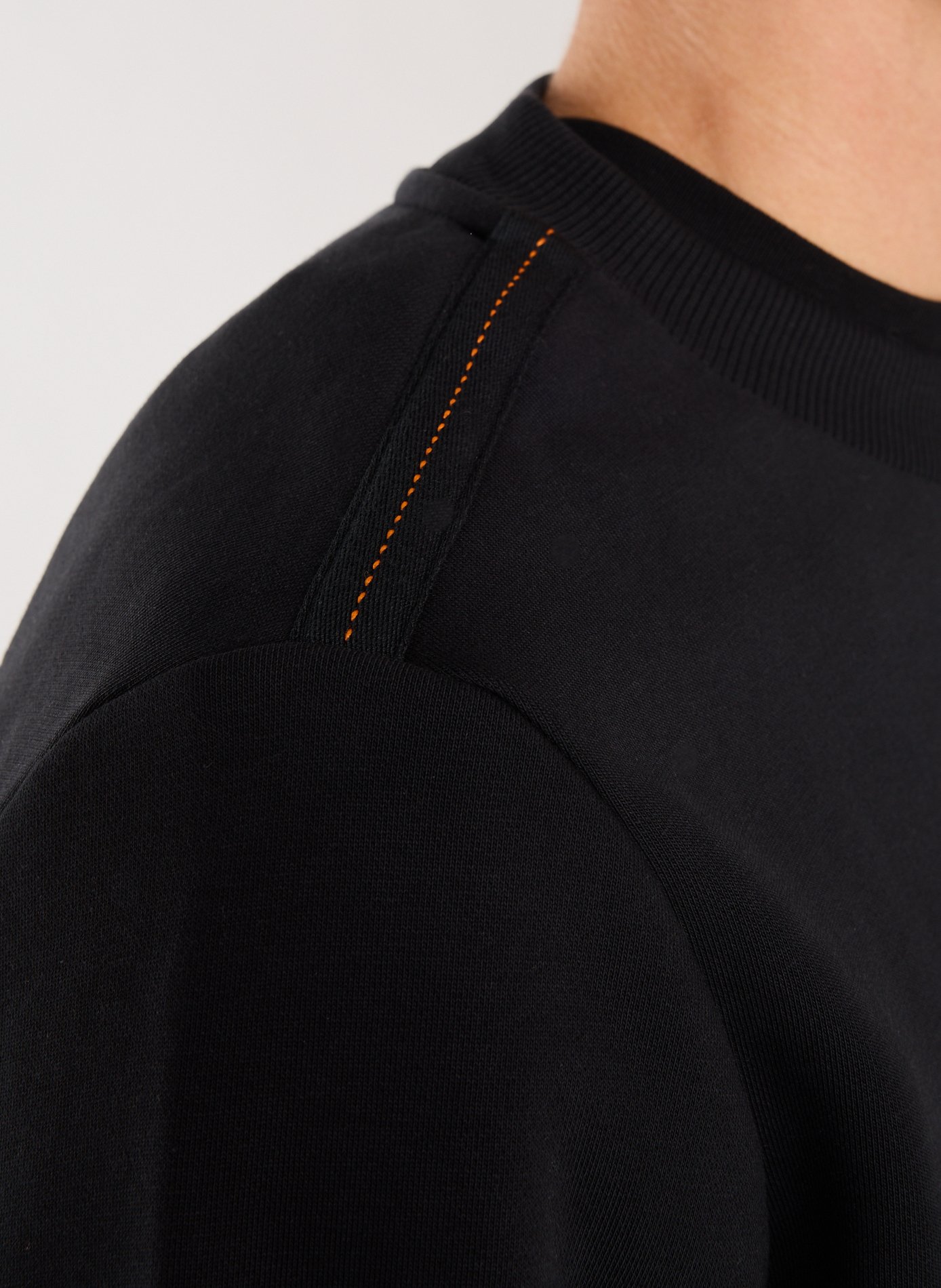 Sweat coutures contrastantes PARAJUMPERS Noir