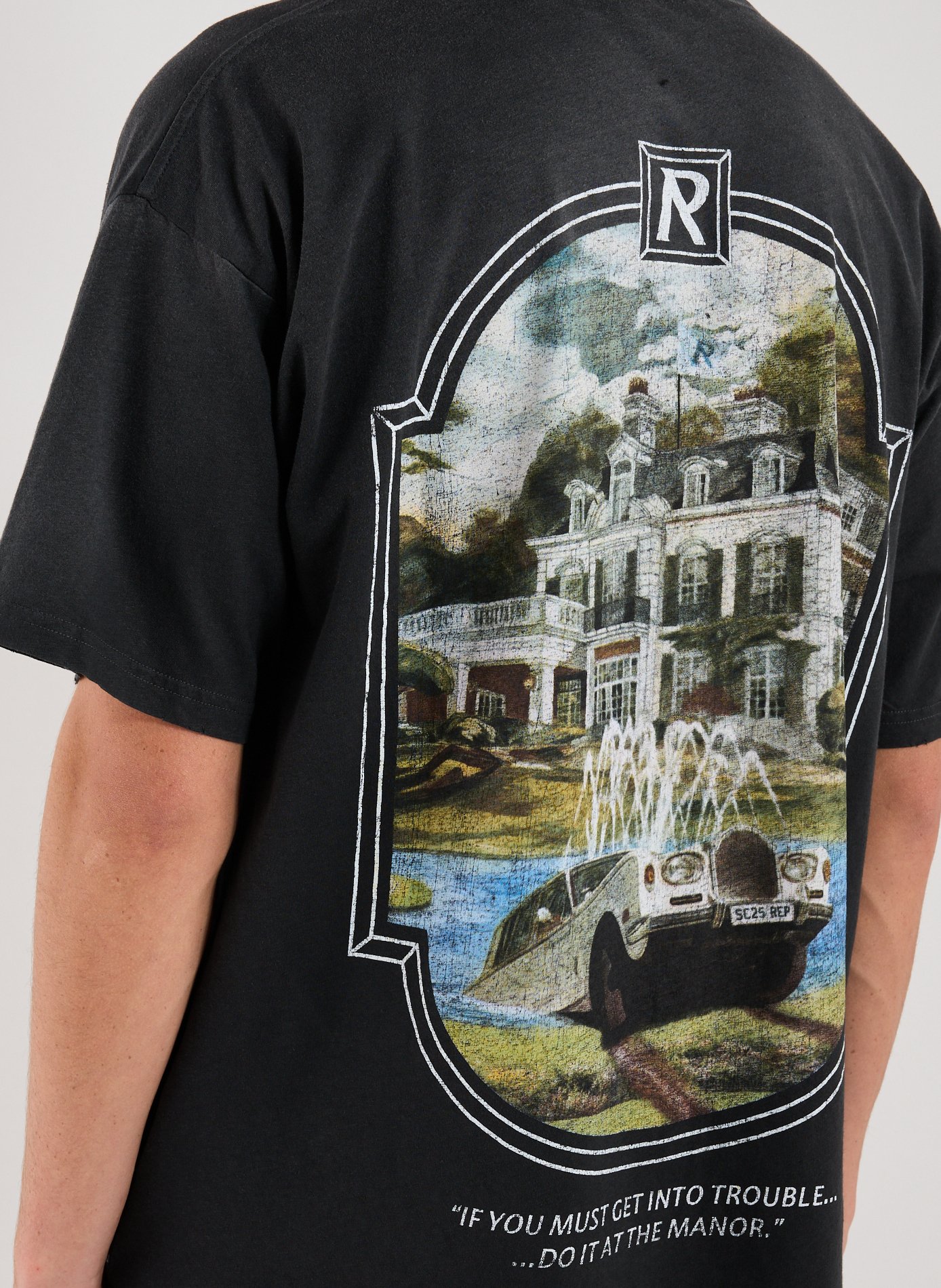 Loose cotton T-shirt REPRESENT Black