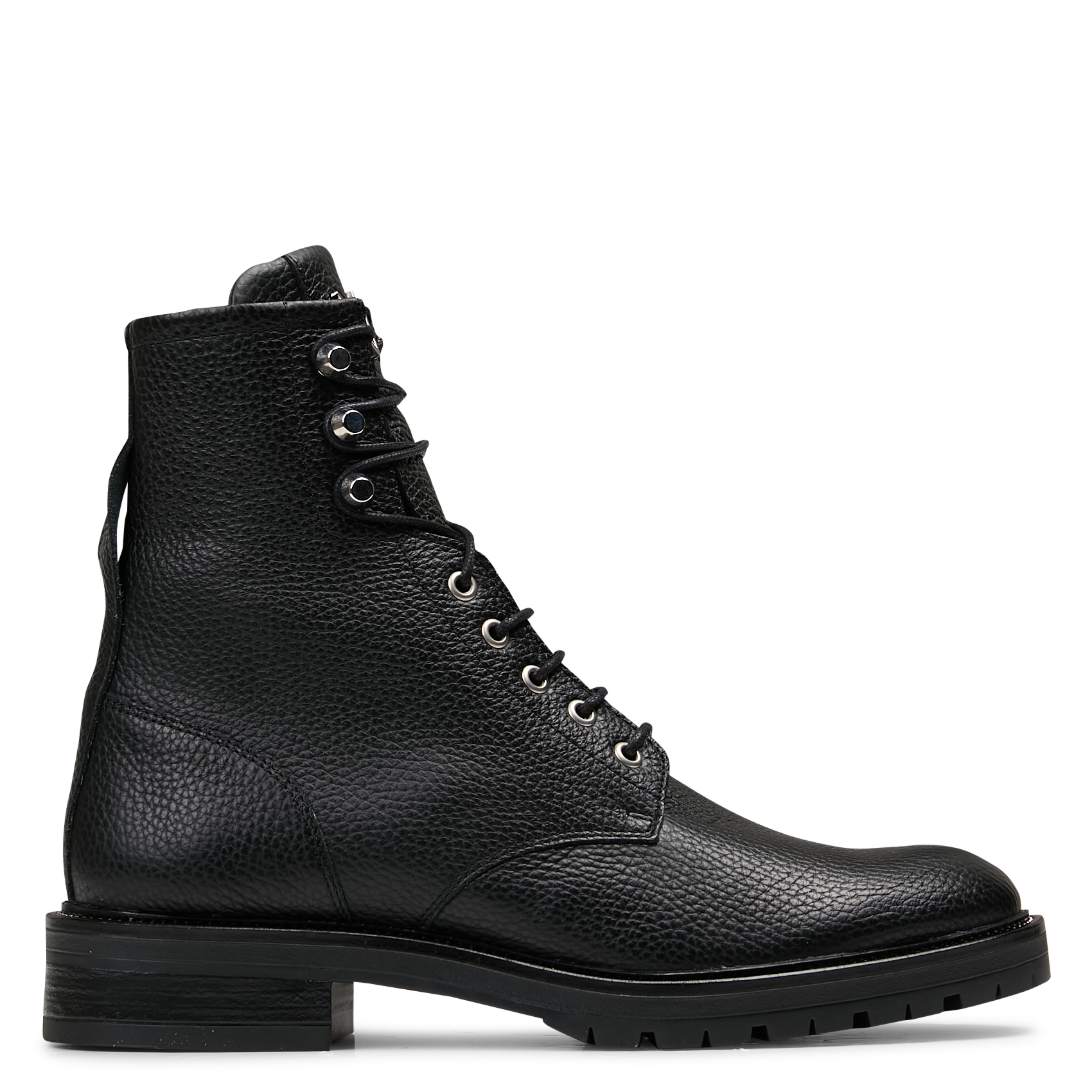 Bottines à lacets en cuir IKKS Noir