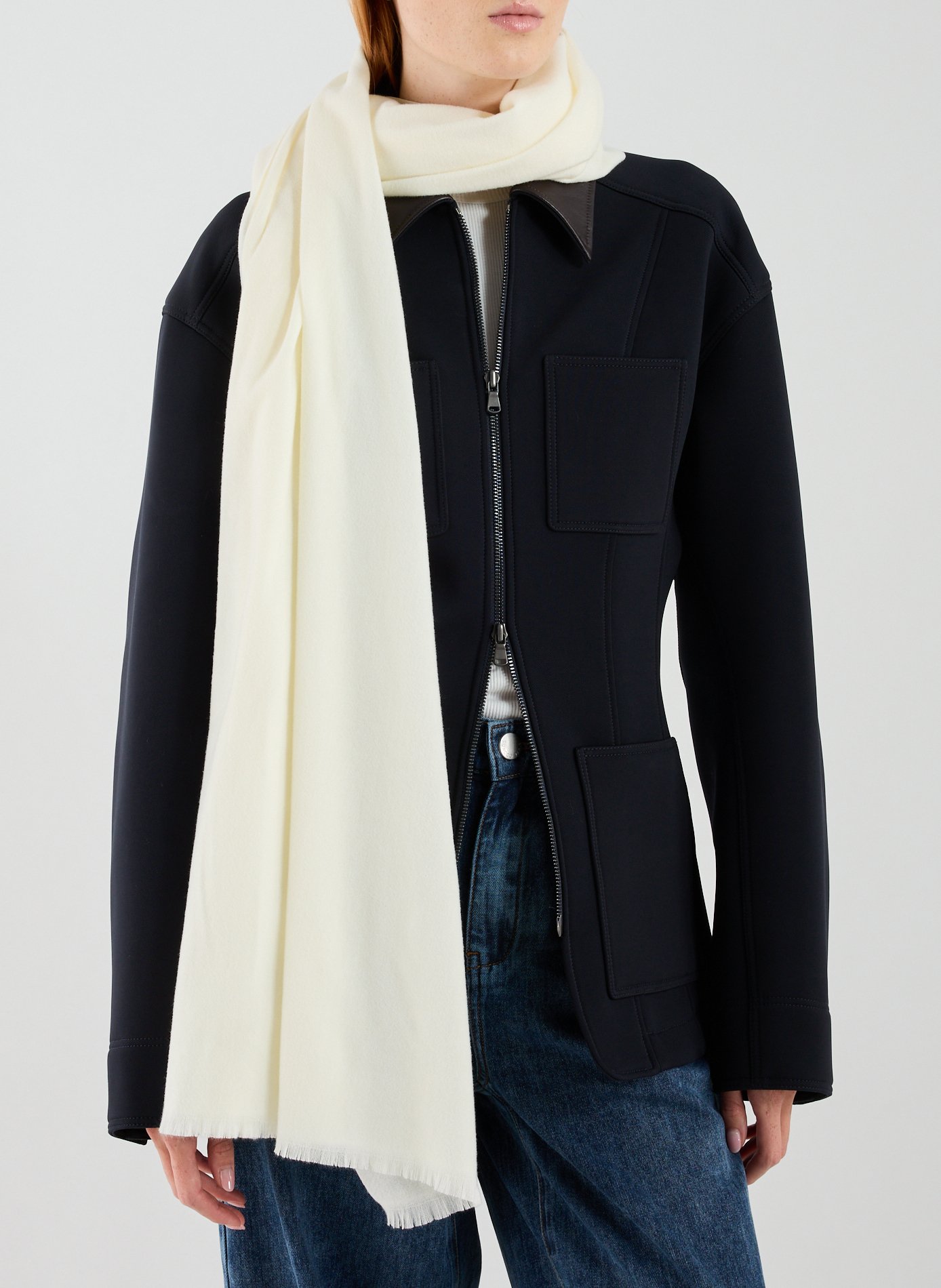 Echarpe douce unie AU PRINTEMPS PARIS Beige