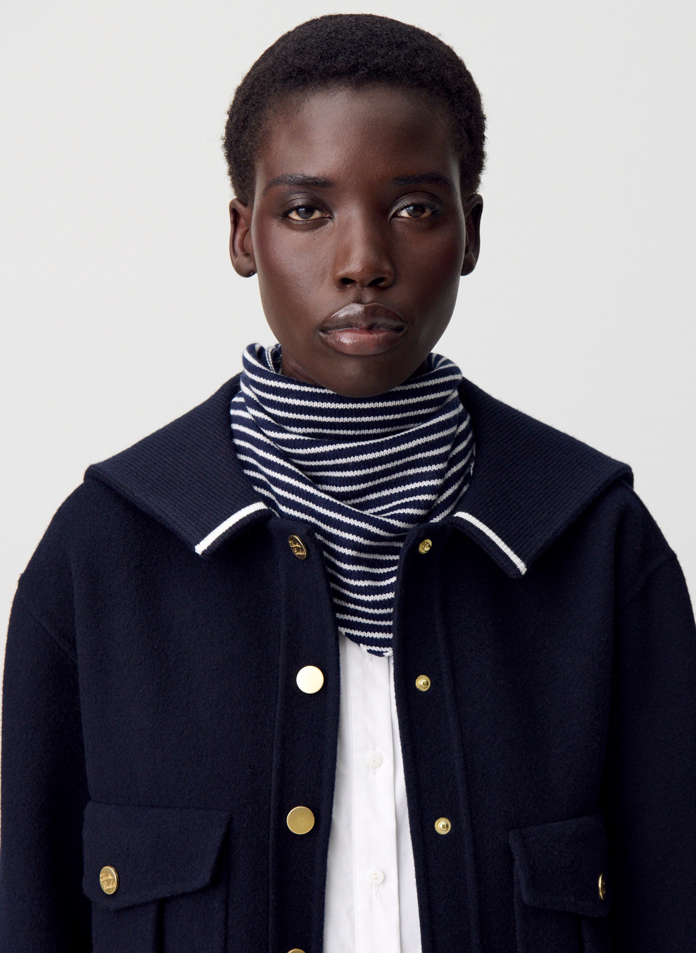 CLAUDIE PIERLOT Foulard en cachemire madisono Multicolore